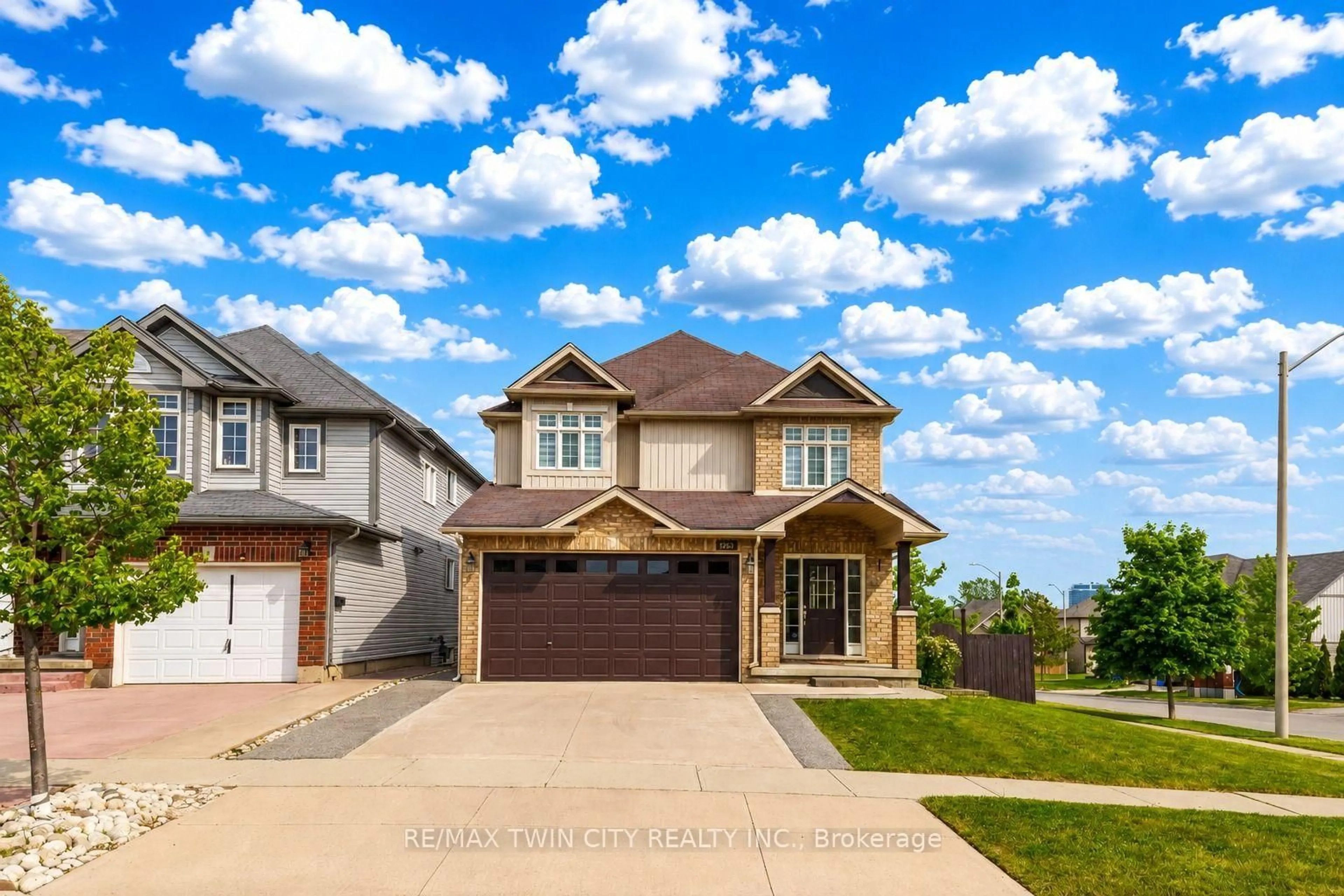 Home with brick exterior material, street for 1263 Countrystone Dr, Kitchener Ontario N2N 3S4
