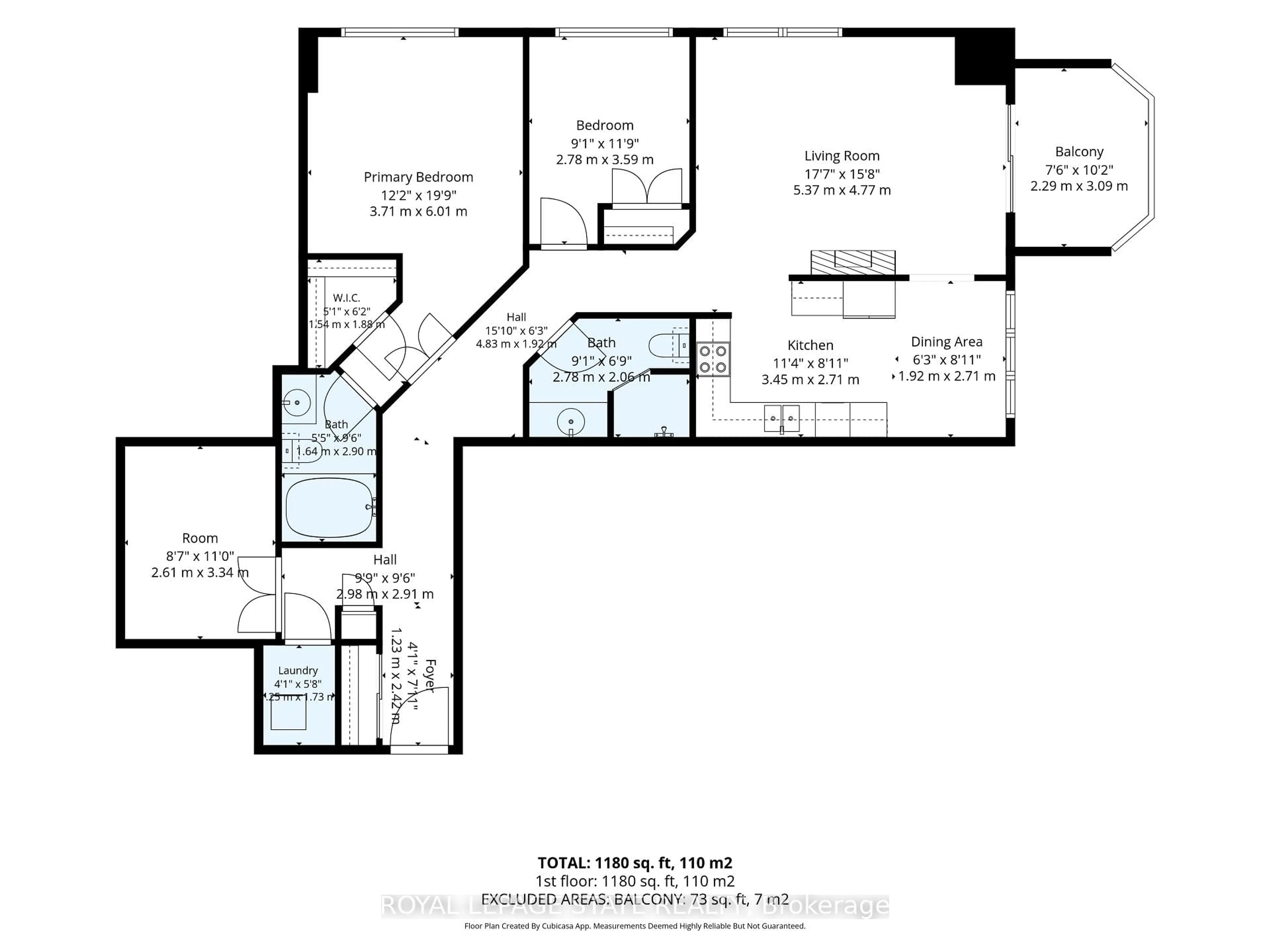 Floor plan for 2000 Creekside Dr #605, Hamilton Ontario L9H 7S7