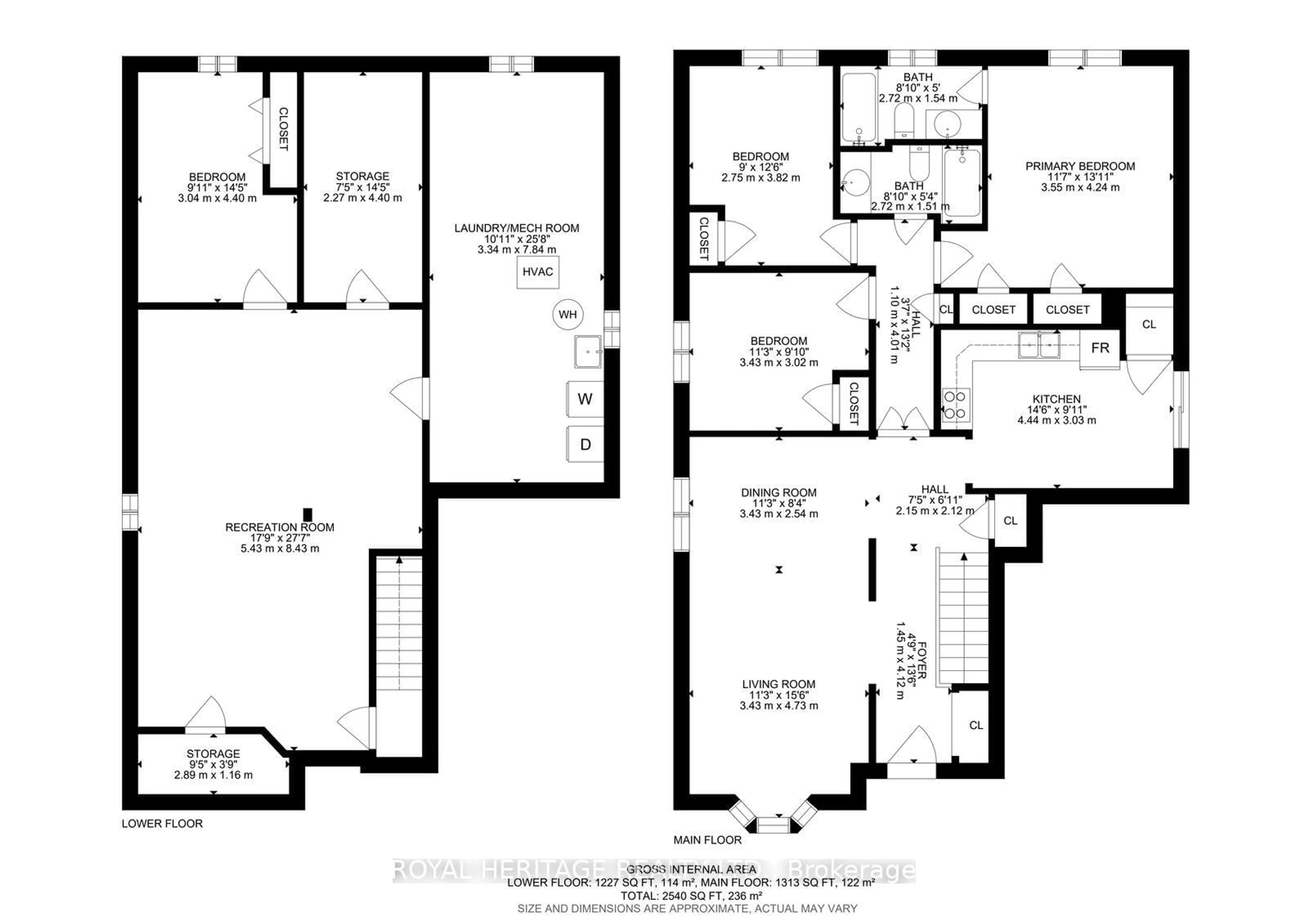 Floor plan for 535 Cardinal Dr, Peterborough Ontario K9L 1X8
