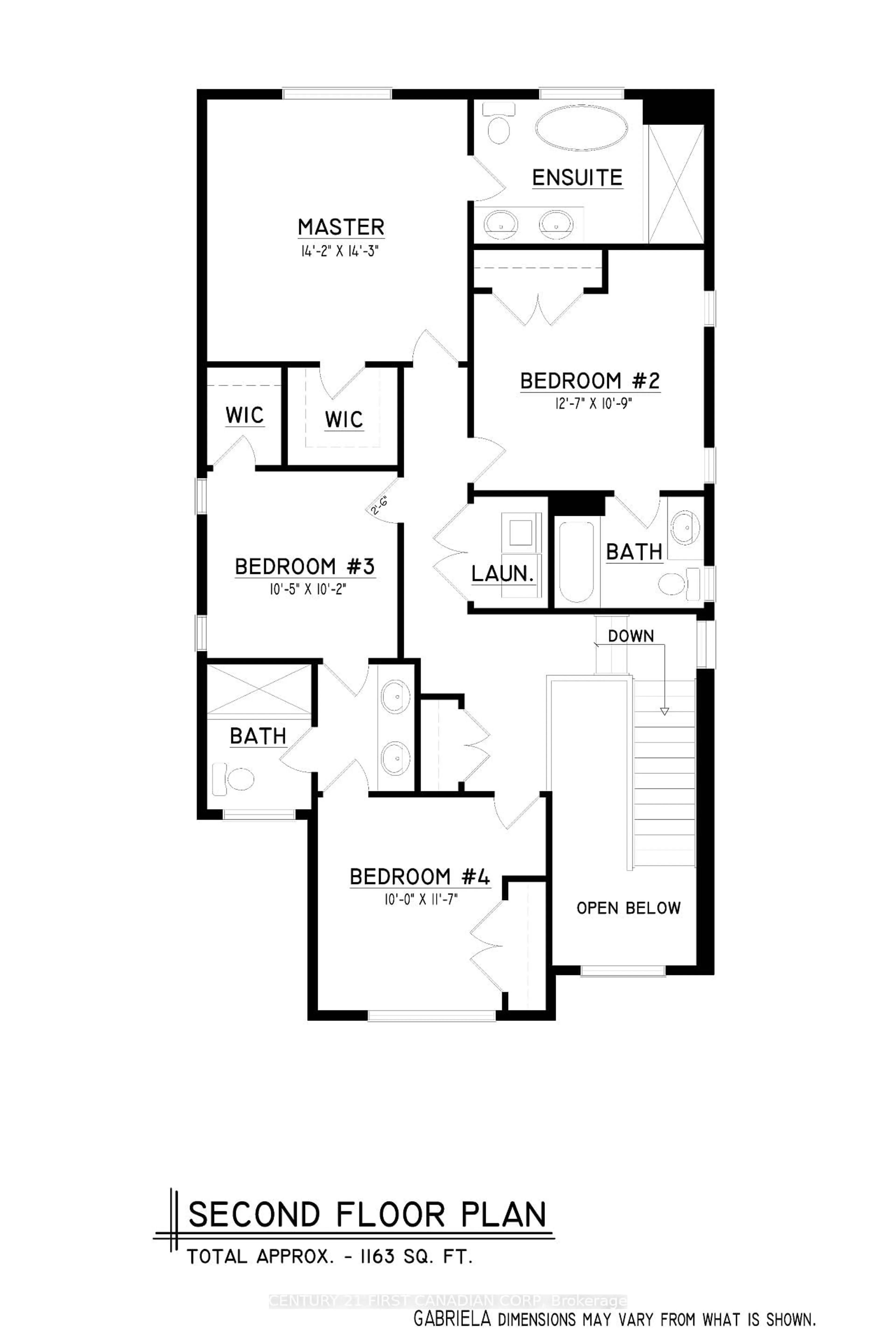 Floor plan for 1181 Honeywood Dr #LOT 11, London South Ontario N6M 0L6