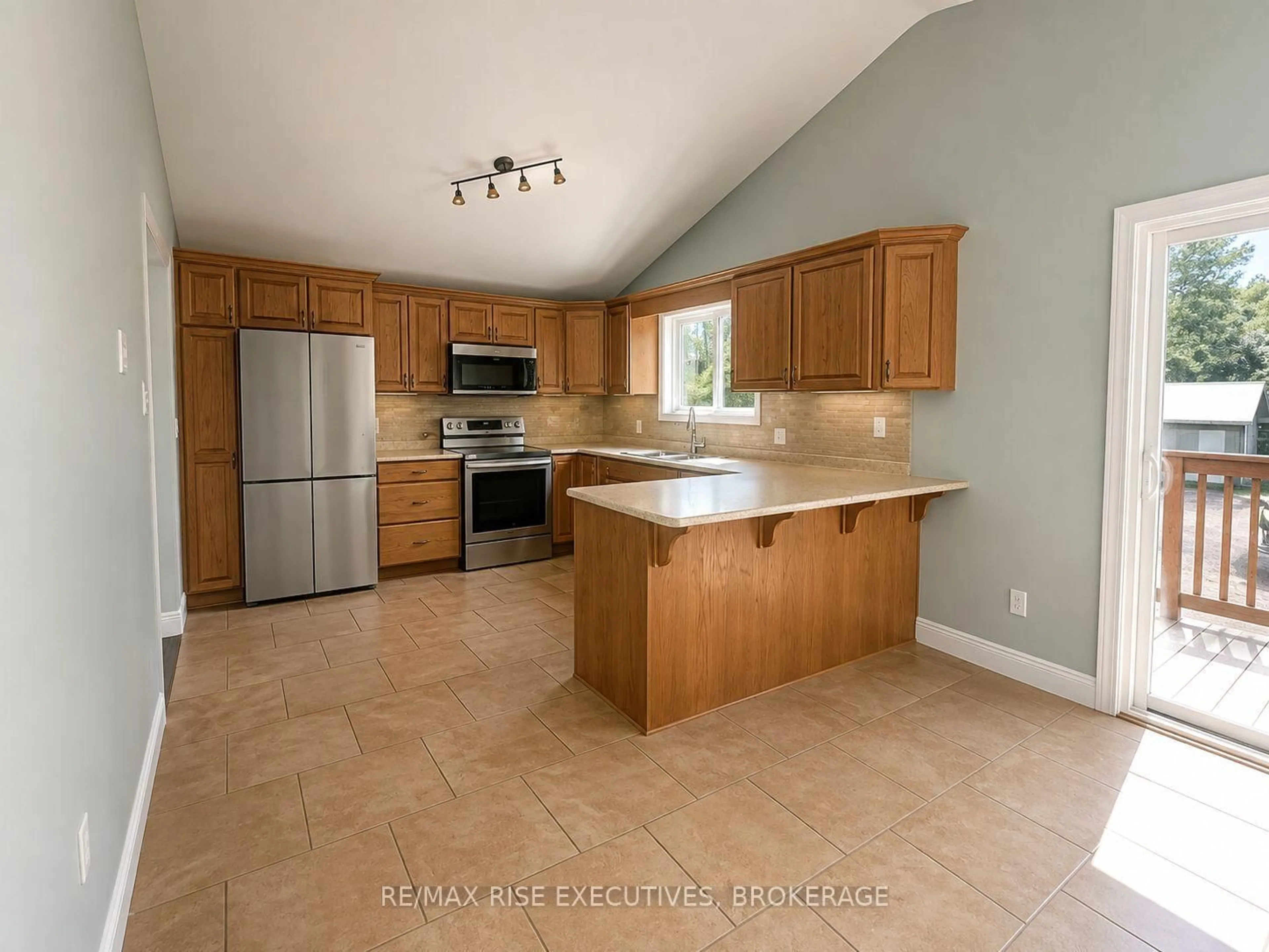 Open concept kitchen, ceramic/tile floor for 1848 County Road 9, Napanee Ontario K7R 3K8