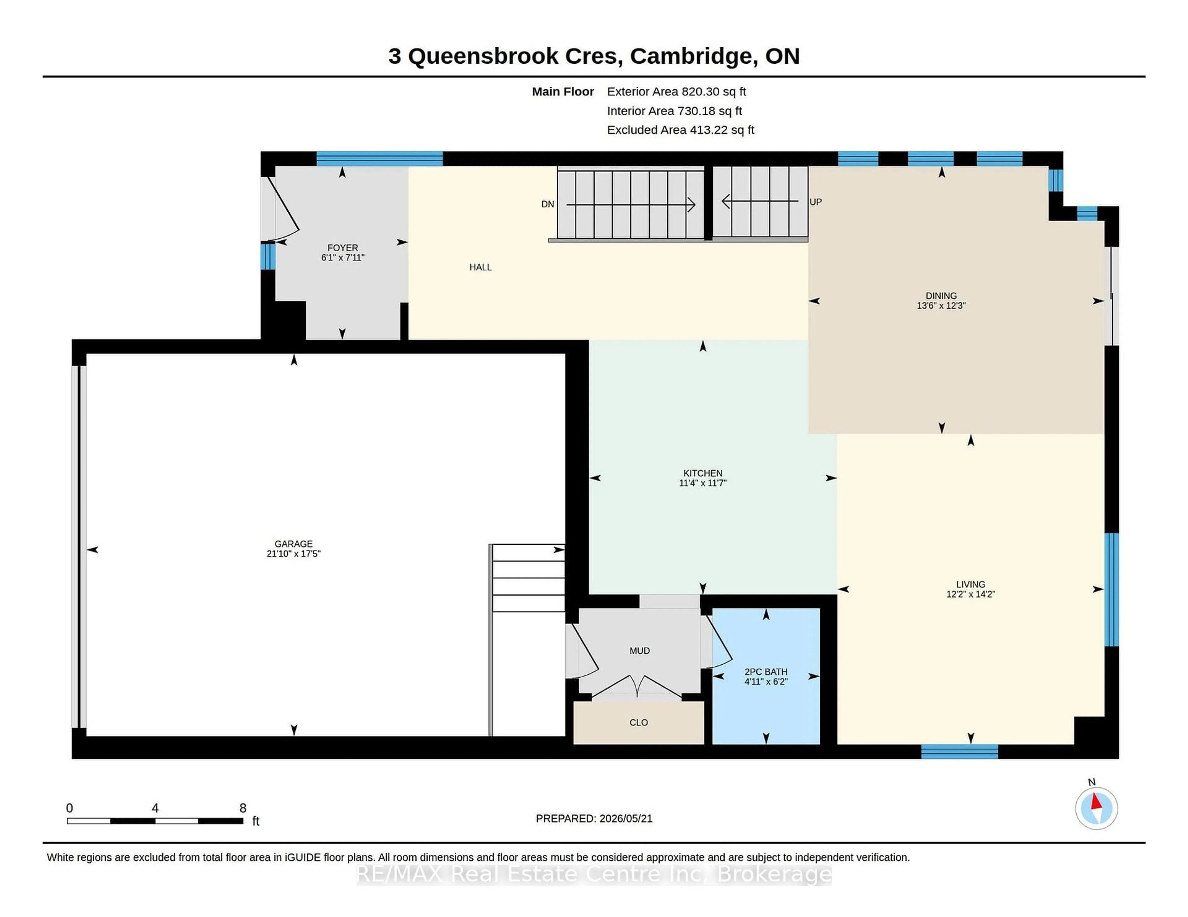 Floor plan for 3 Queensbrook Cres, Cambridge Ontario N1S 0E5