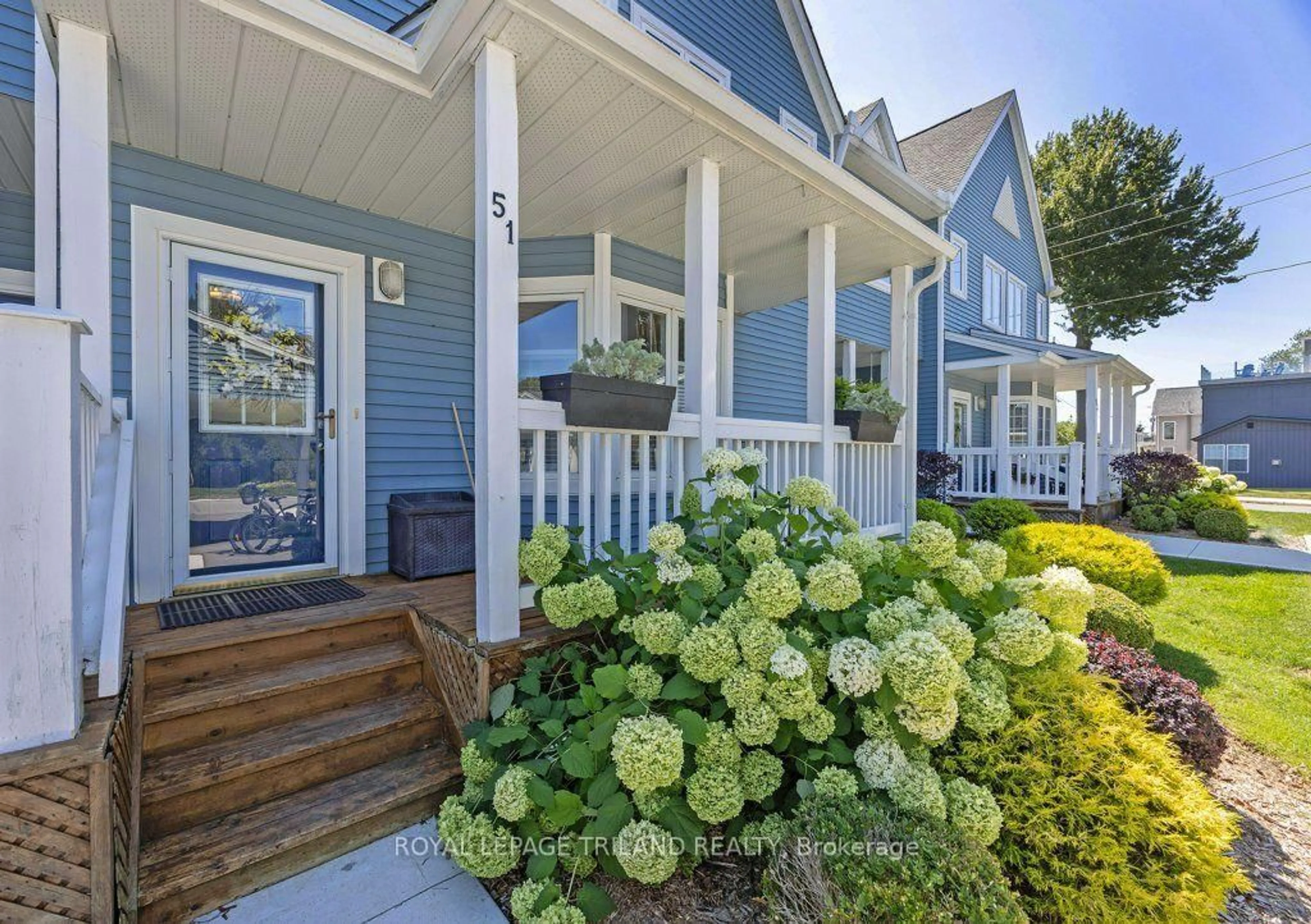 Home with vinyl exterior material, street for 374 Front St #51, Central Elgin Ontario N5L 1G1