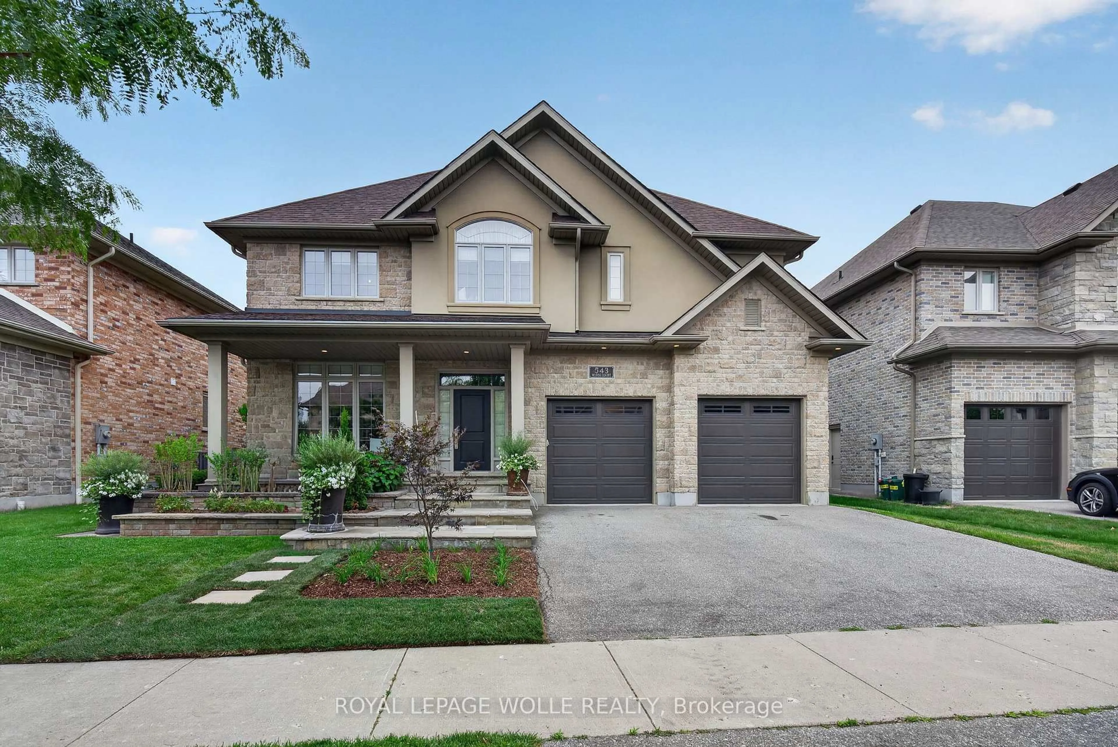 Home with brick exterior material, street for 543 Werni Crt, Waterloo Ontario N2V 2S7