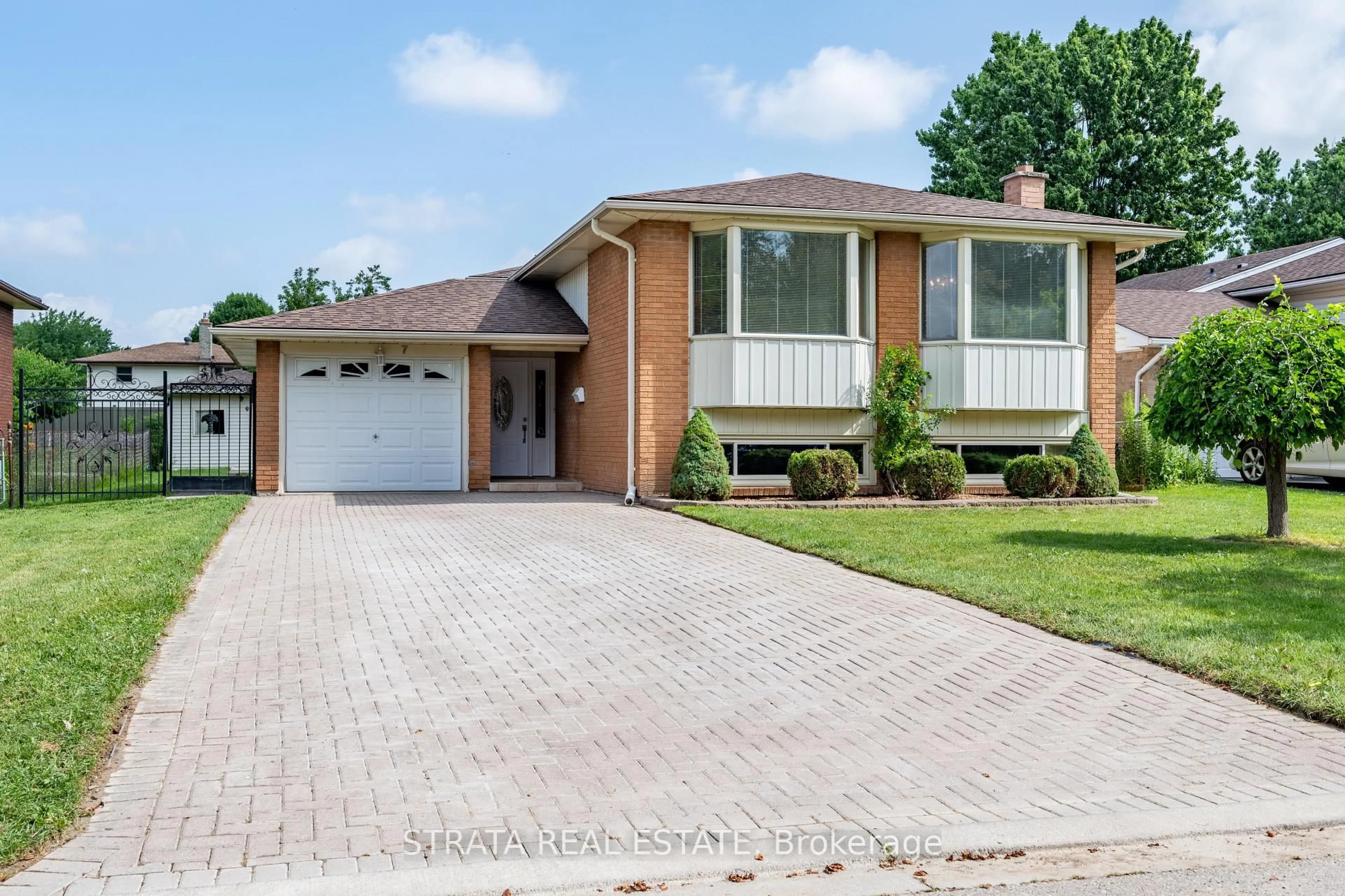 Home with brick exterior material, street for 7 Harrow Crt, London South Ontario N6C 5A6