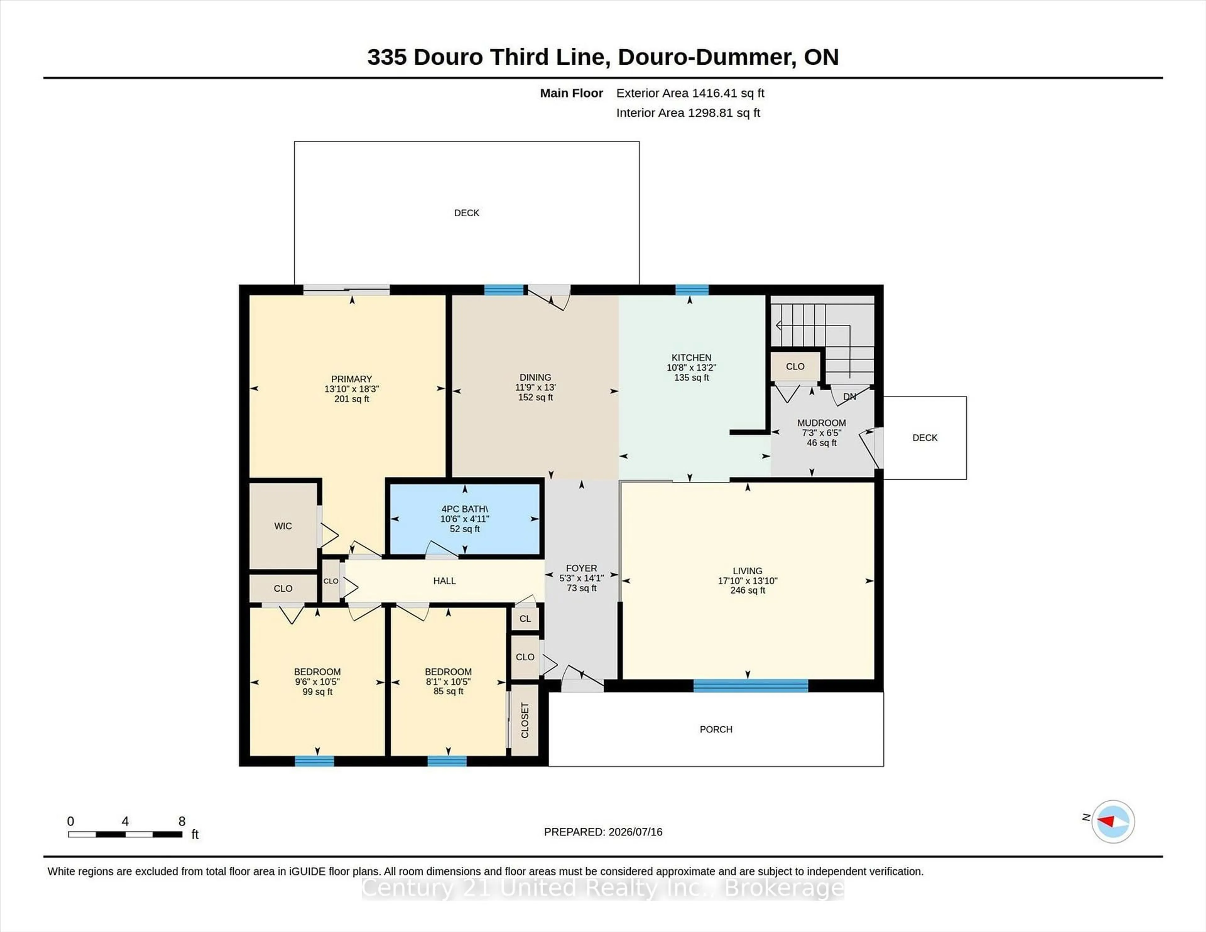 Floor plan for 335 Douro 3rd Line, Douro-Dummer Ontario K0L 2H0
