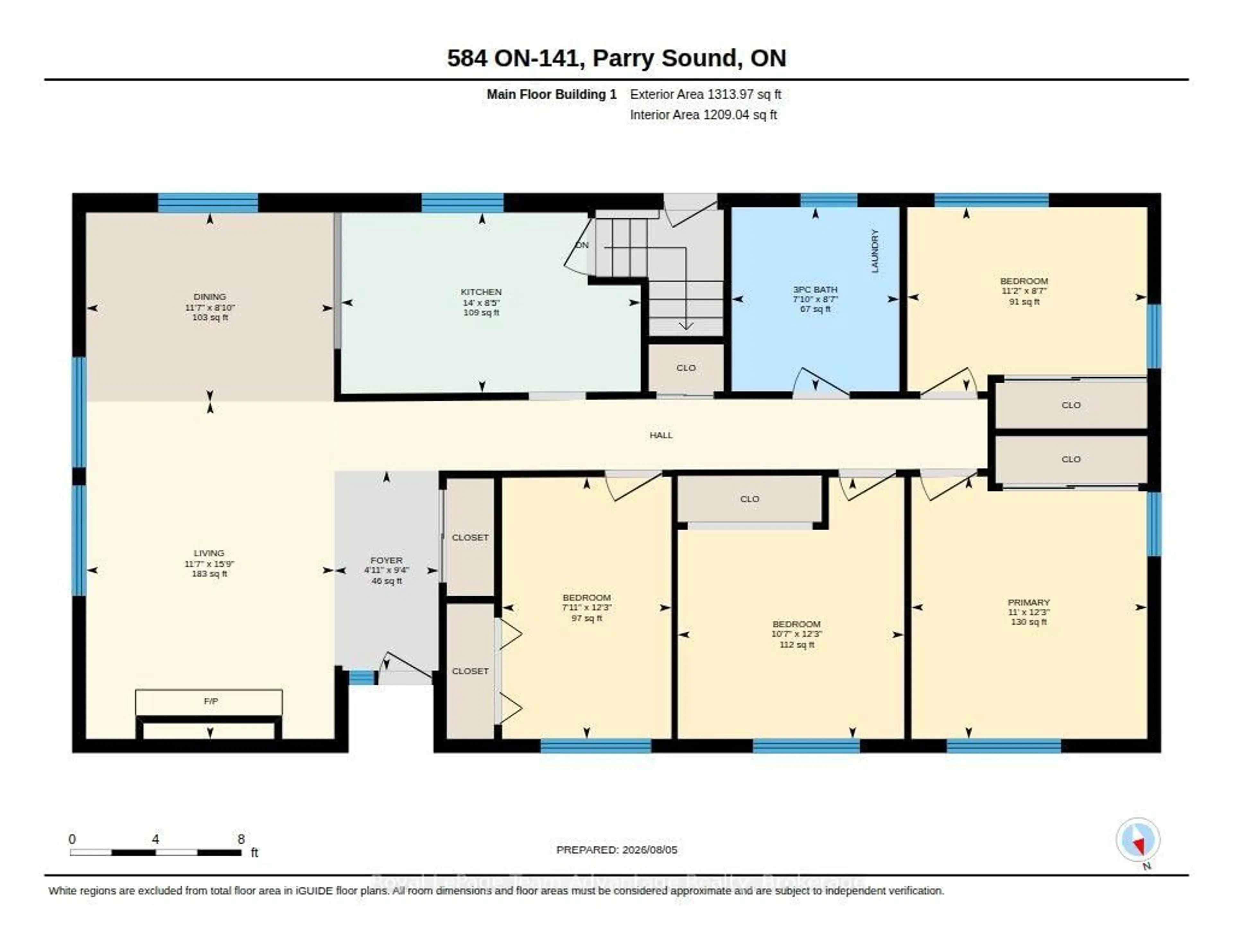 Floor plan for 584 A & B Hwy 141, Seguin Ontario P0C 1J0