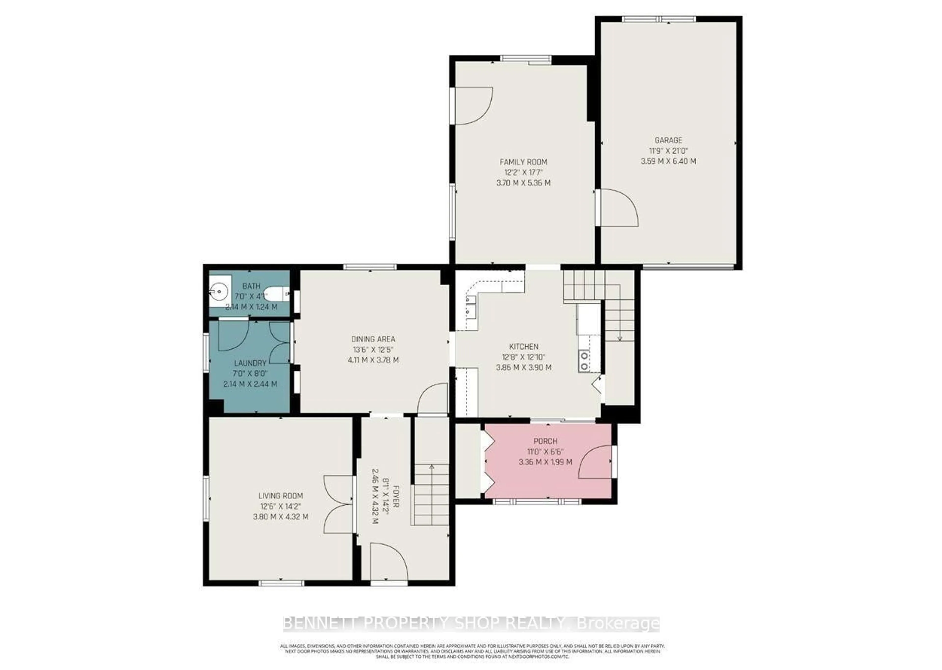 Floor plan for 57 Charles St, Carleton Place Ontario K7C 2Y2