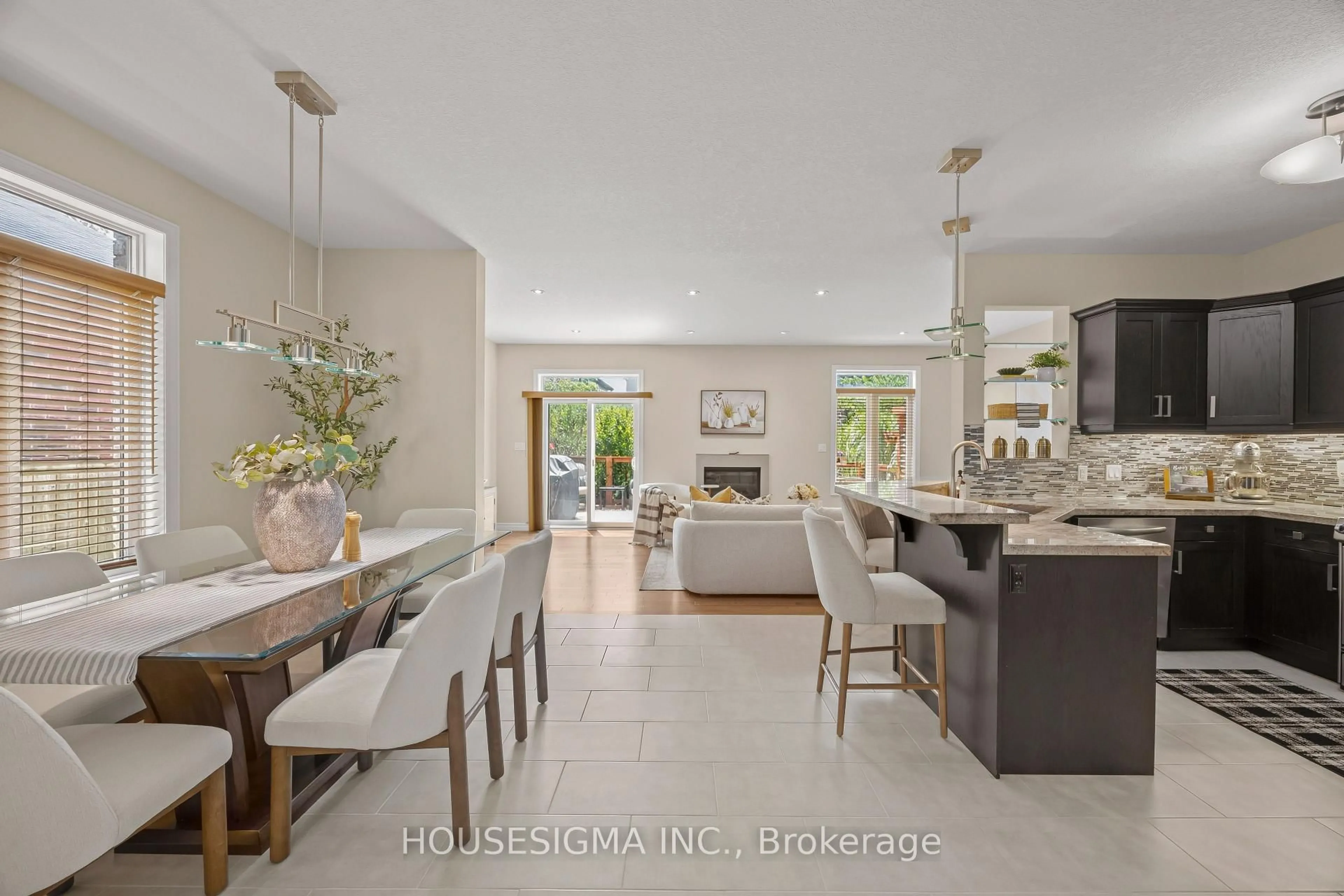 Open concept kitchen, ceramic/tile floor for 1939 Jubilee Dr, London North Ontario N6G 0H6
