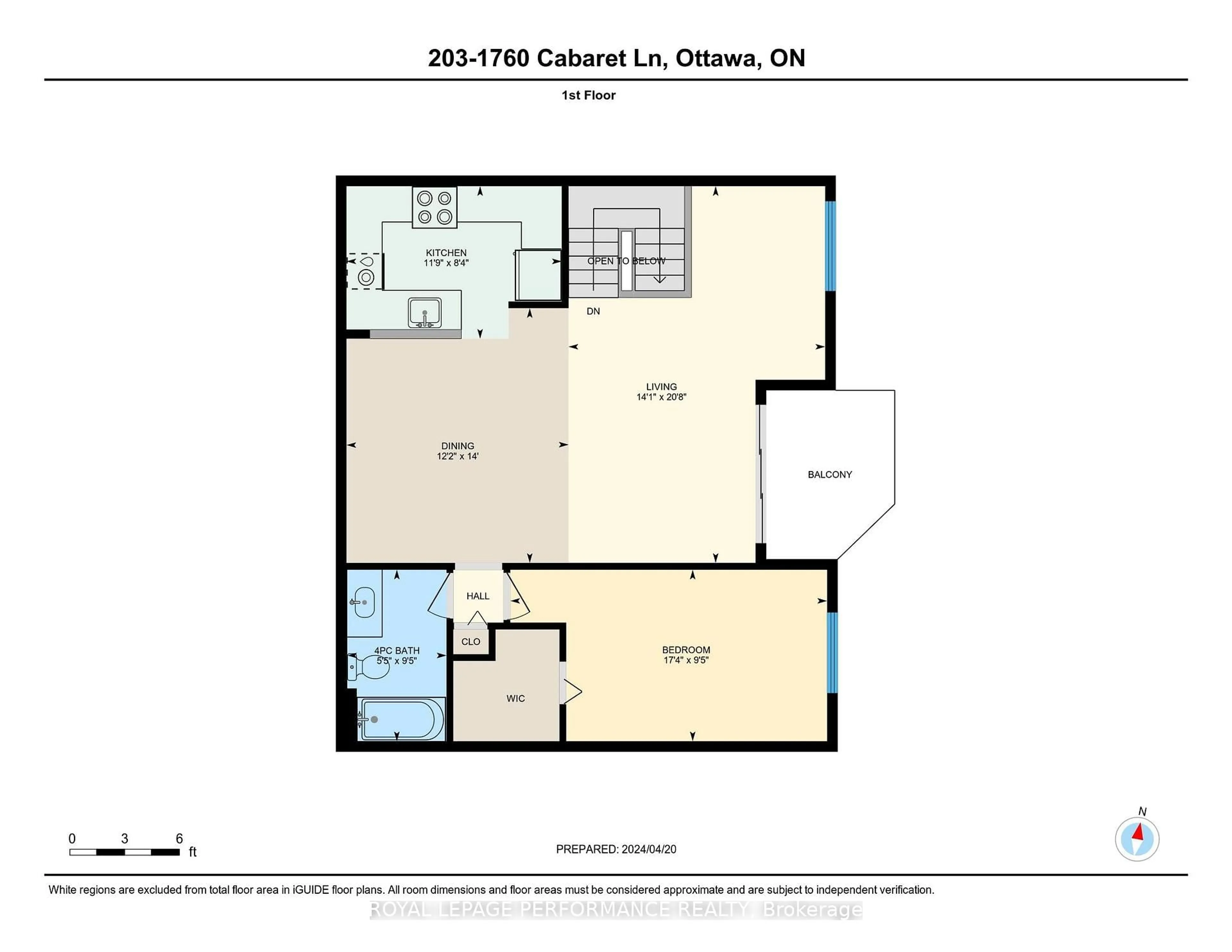 Floor plan for 1760 Cabaret Lane #203, Orleans Ontario K4A 2H1