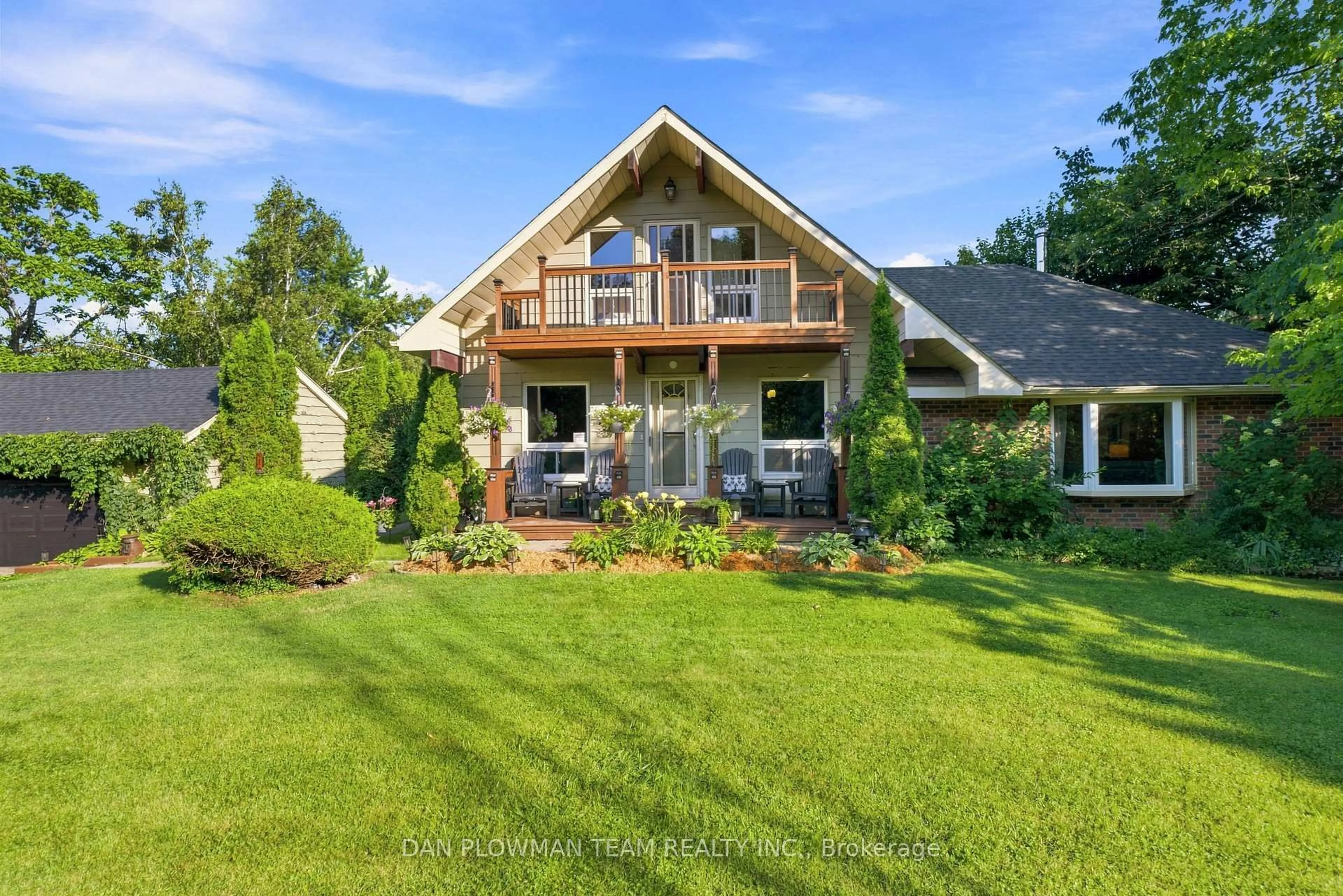 A pic from outside/outdoor area/front of a property/back of a property/a pic from drone, water/lake/river/ocean view for 9 Valley Rd, Cavan Monaghan Ontario L0A 1G0