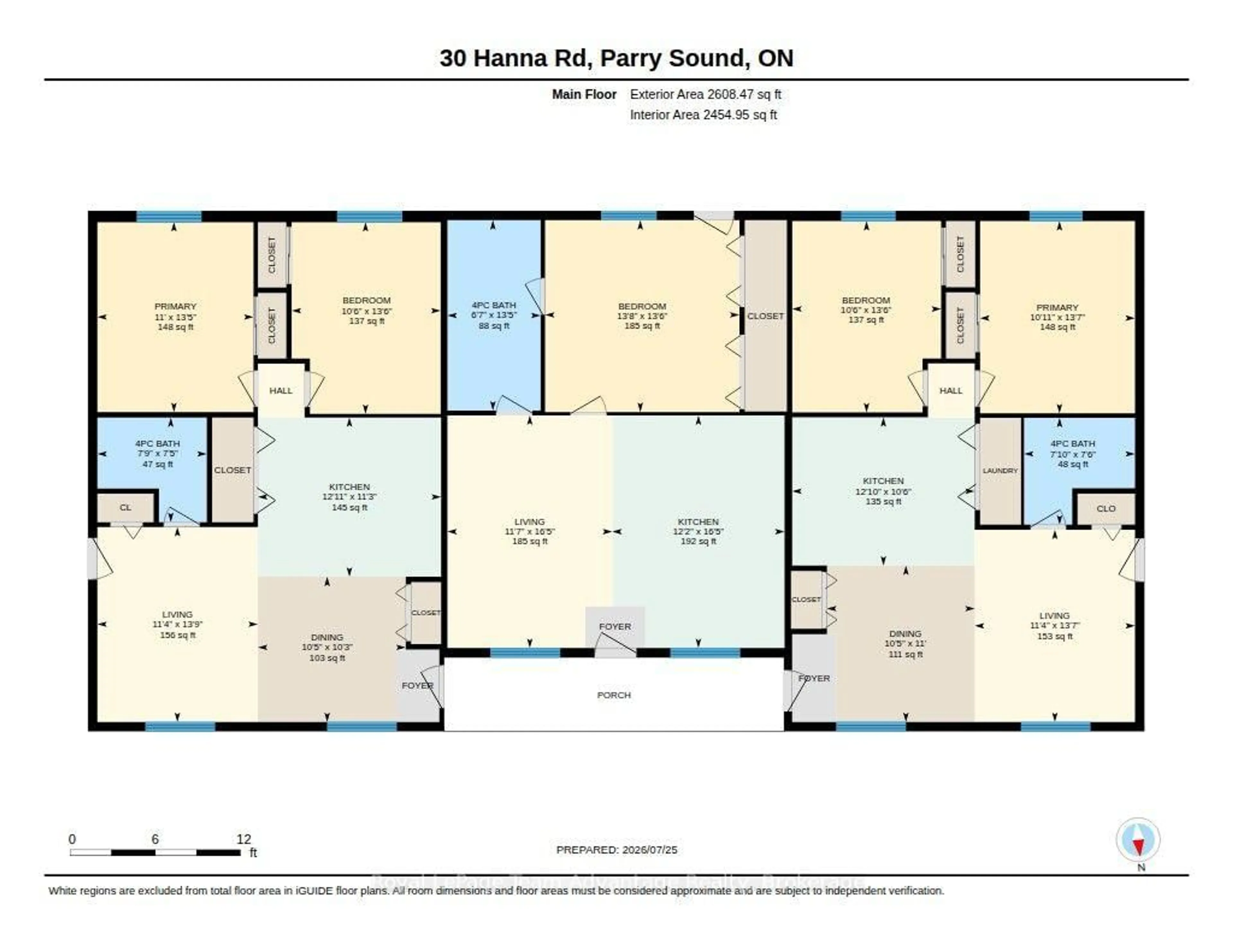 Floor plan for 30 Hanna Rd, Parry Sound Ontario P2A 1R2