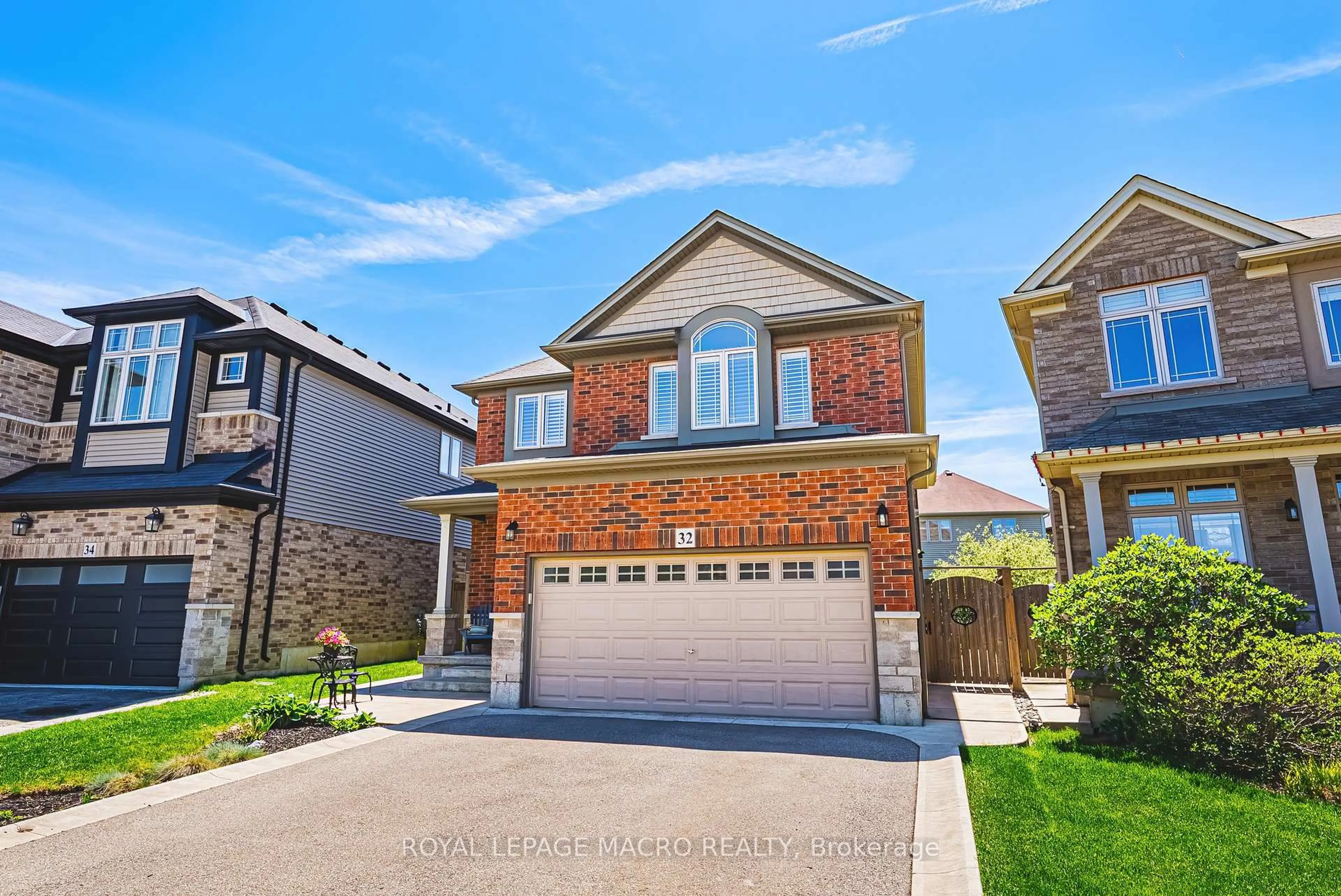 Home with brick exterior material, street for 32 Dulgaren St, Hamilton Ontario L8W 3Y8