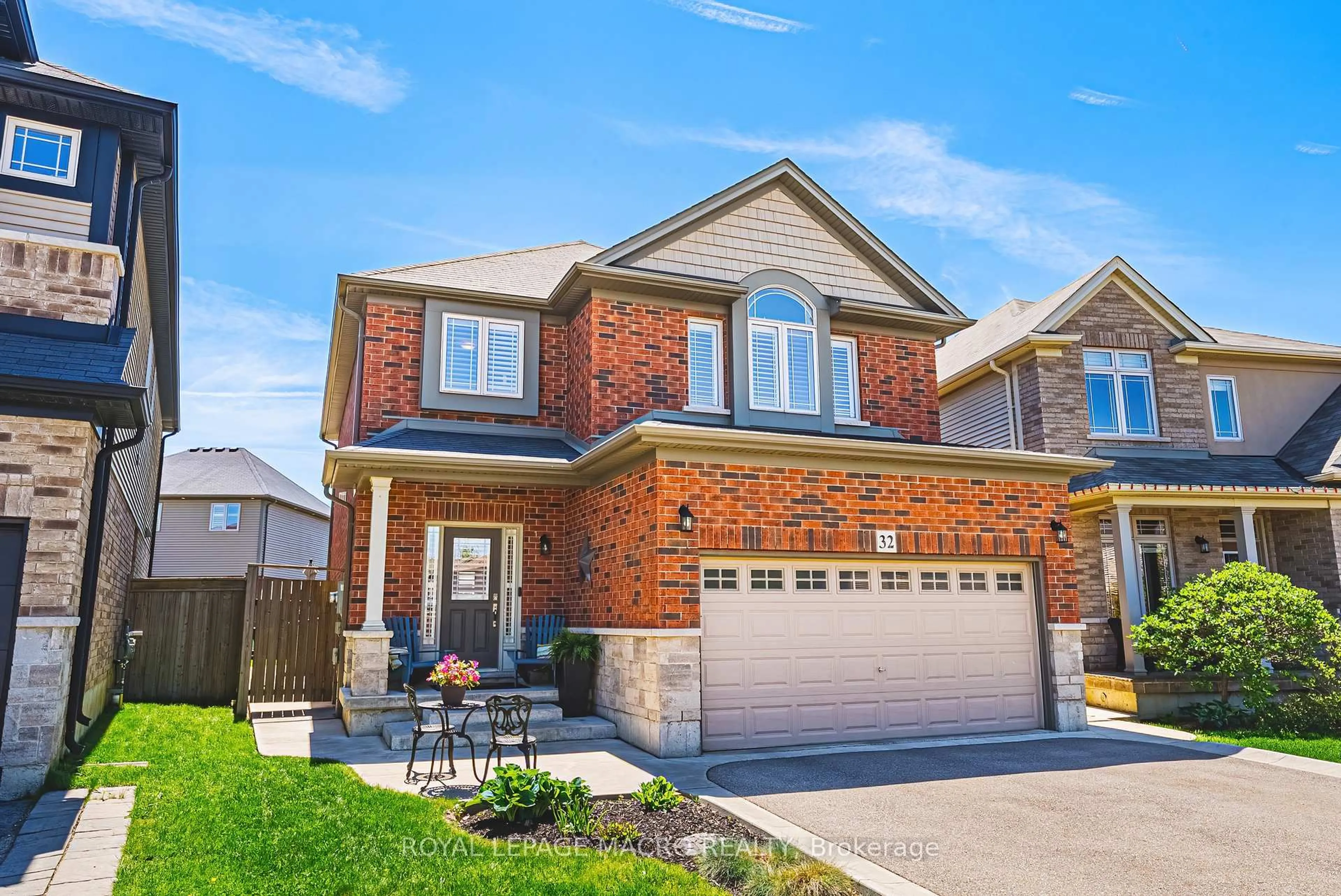 Home with brick exterior material, street for 32 Dulgaren St, Hamilton Ontario L8W 3Y8