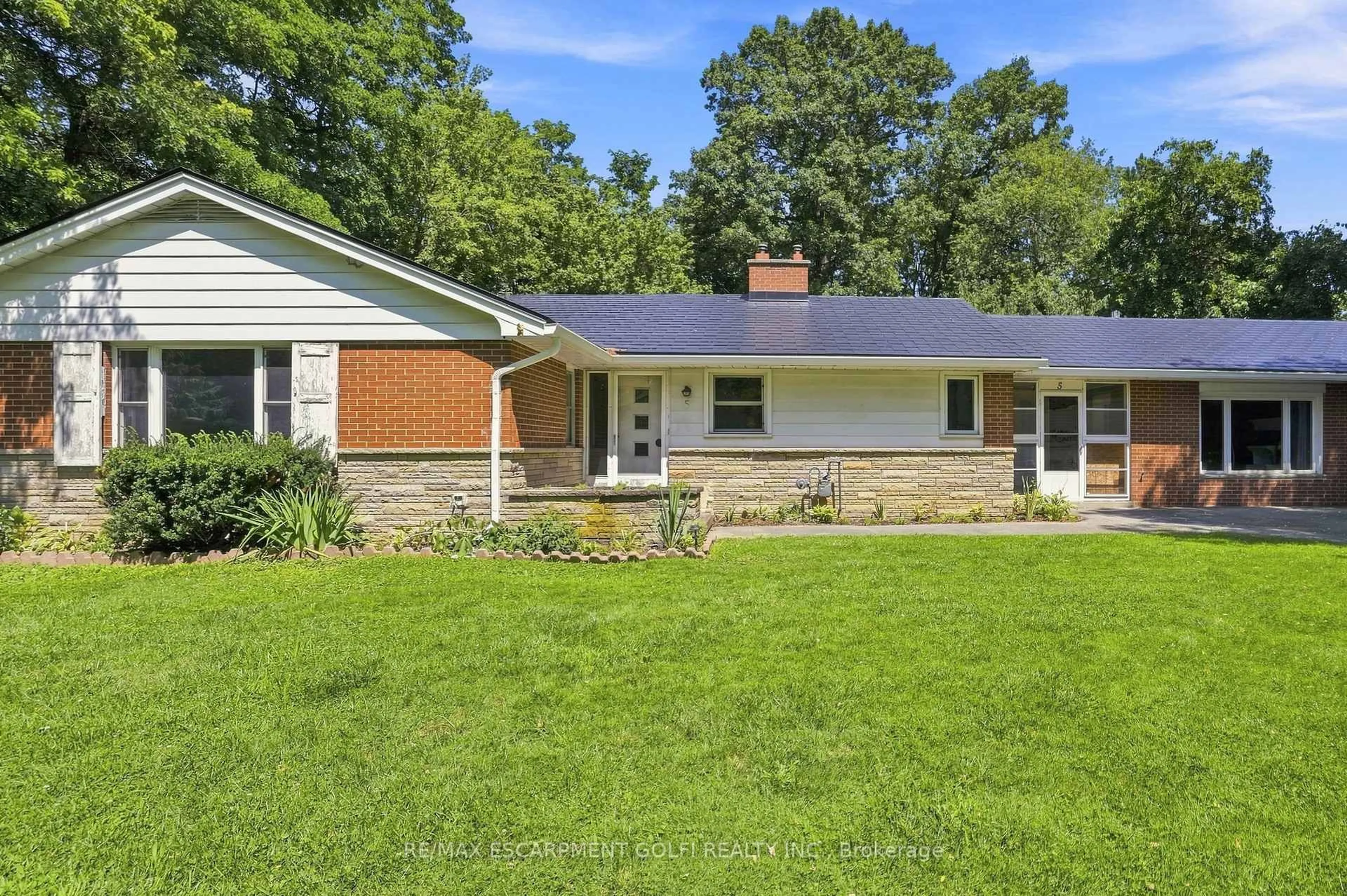 Home with brick exterior material, street for 5 Hatfield Pl, Hamilton Ontario L9H 4J7