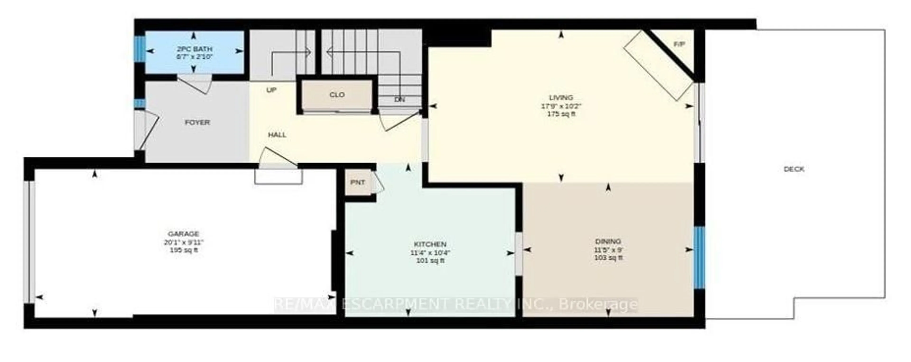 Floor plan for 391 STONE CHURCH Rd #22, Hamilton Ontario L9B 2H2