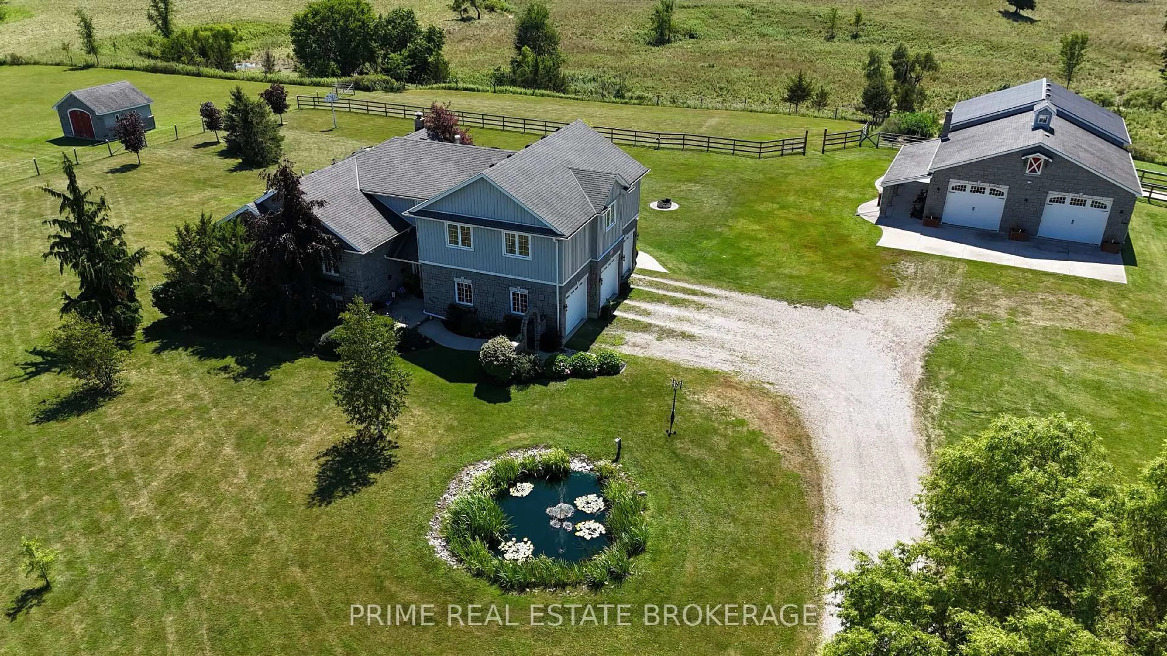 A pic from outside/outdoor area/front of a property/back of a property/a pic from drone, water/lake/river/ocean view for 14273 Graham Rd, West Elgin Ontario N0L 2P0