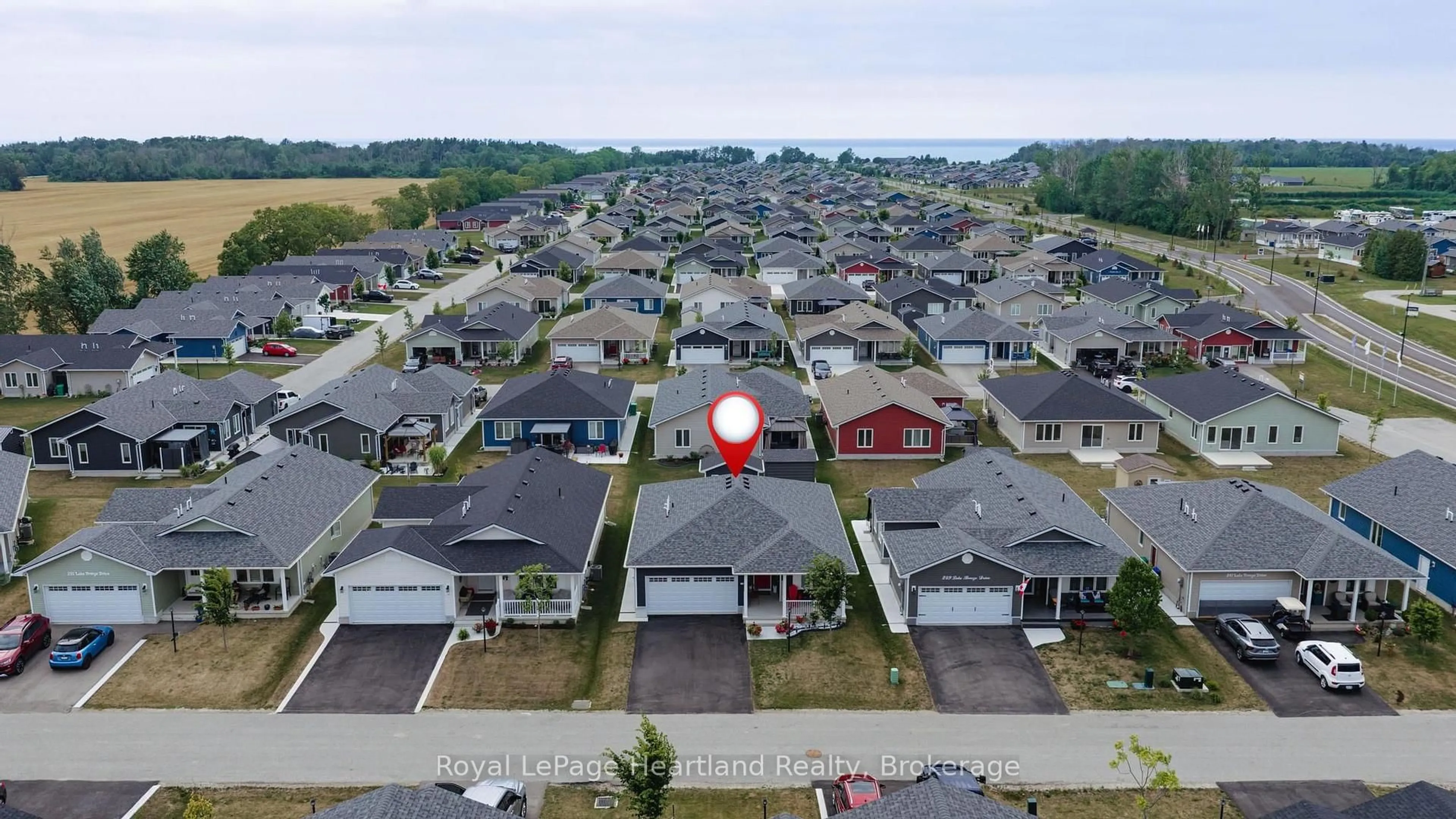 A pic from outside/outdoor area/front of a property/back of a property/a pic from drone, street for 251 Lakebreeze Dr, Ashfield-Colborne-Wawanosh Ontario N7A 0B9