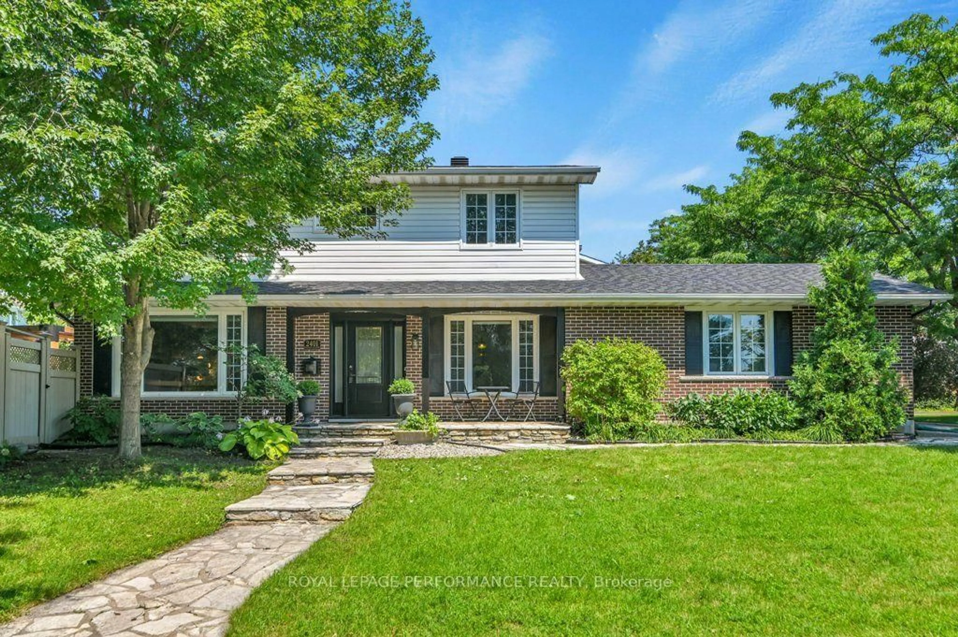 Home with brick exterior material, street for 2401 Wyndale Cres, Ottawa Ontario K1H 7A5