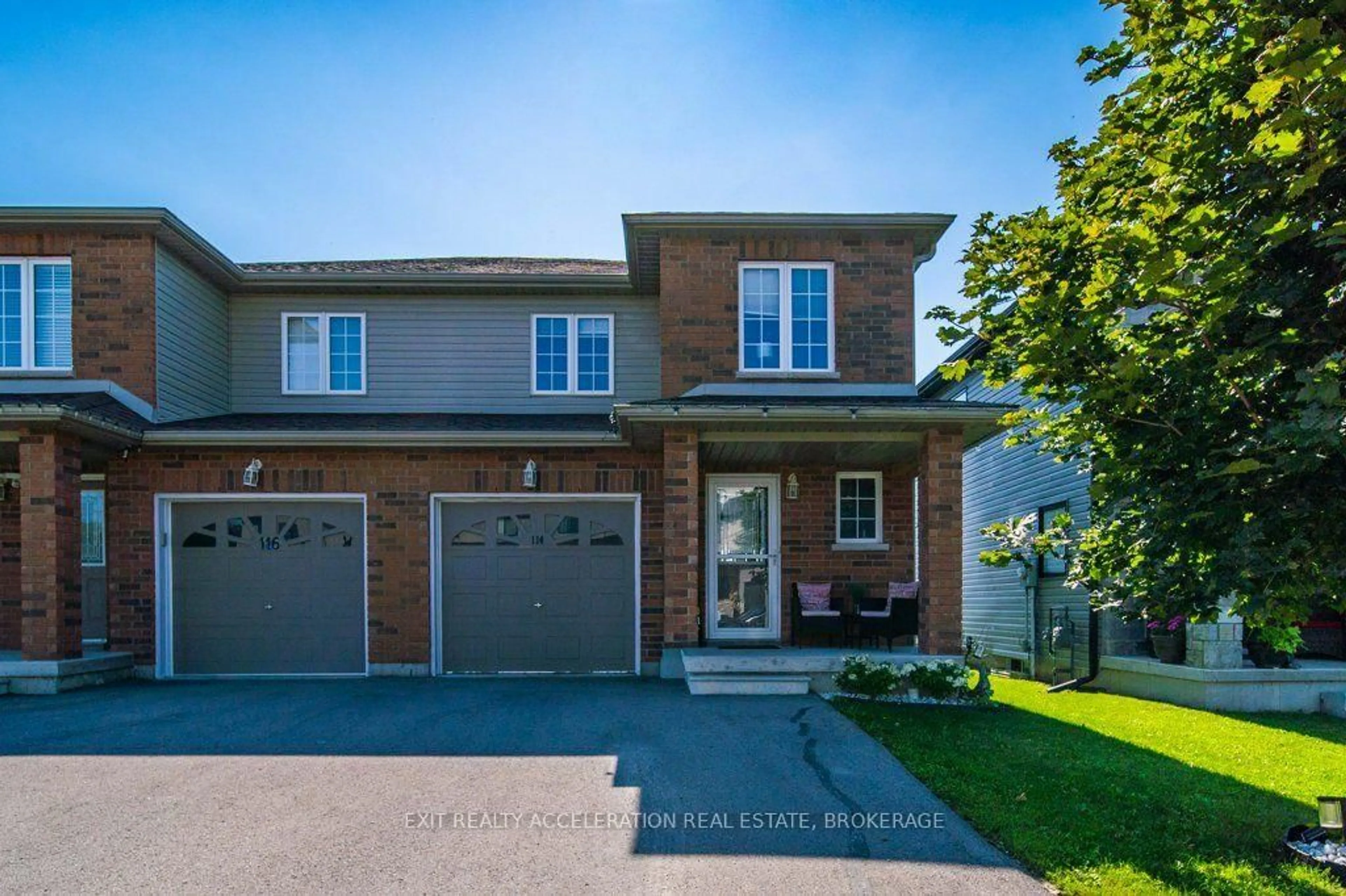 Home with brick exterior material, street for 114 Kanvers Way, Napanee Ontario K7R 3K8
