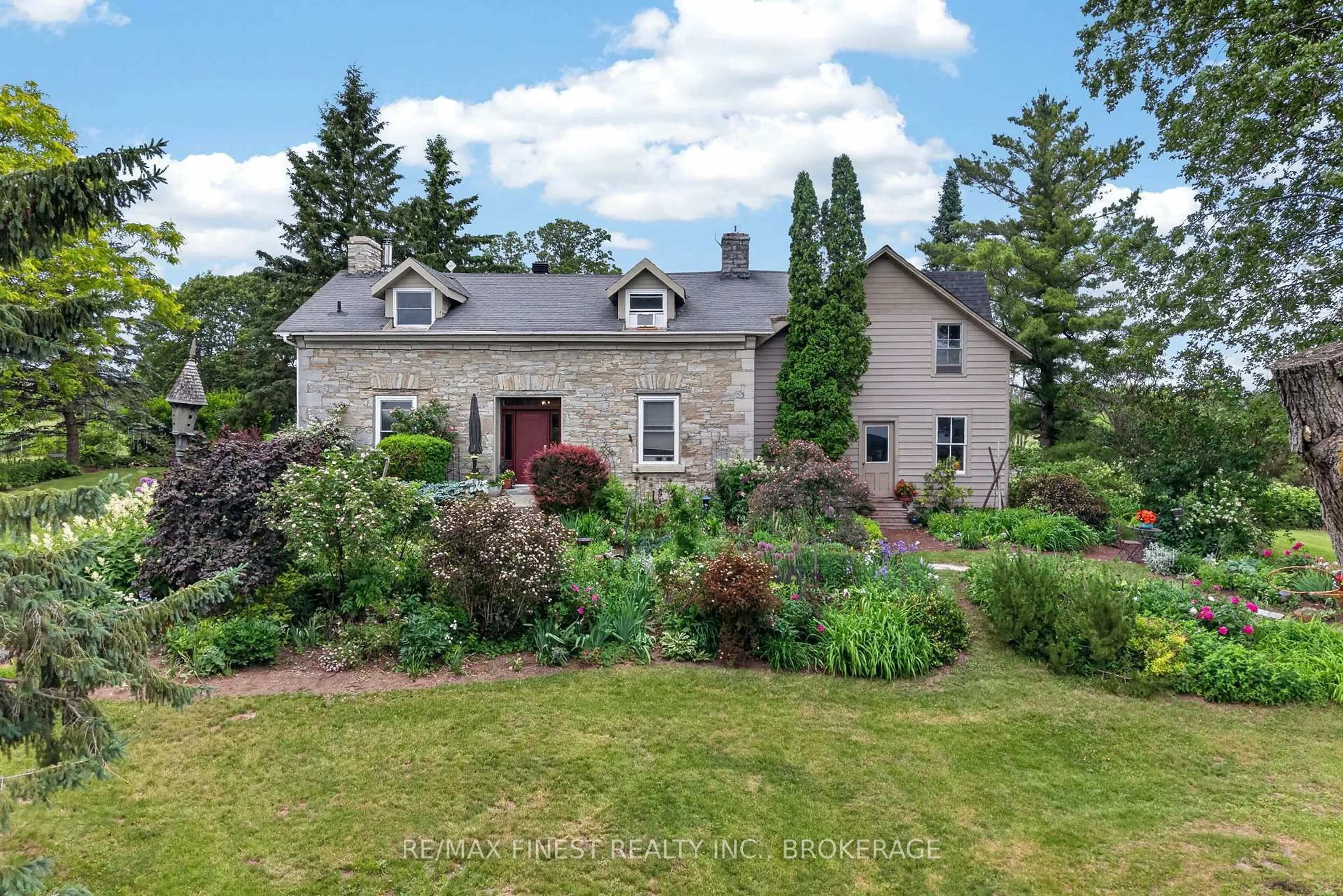 A pic from outside/outdoor area/front of a property/back of a property/a pic from drone, unknown for 1158 County Road 27, Newburgh Ontario K0K 2S0