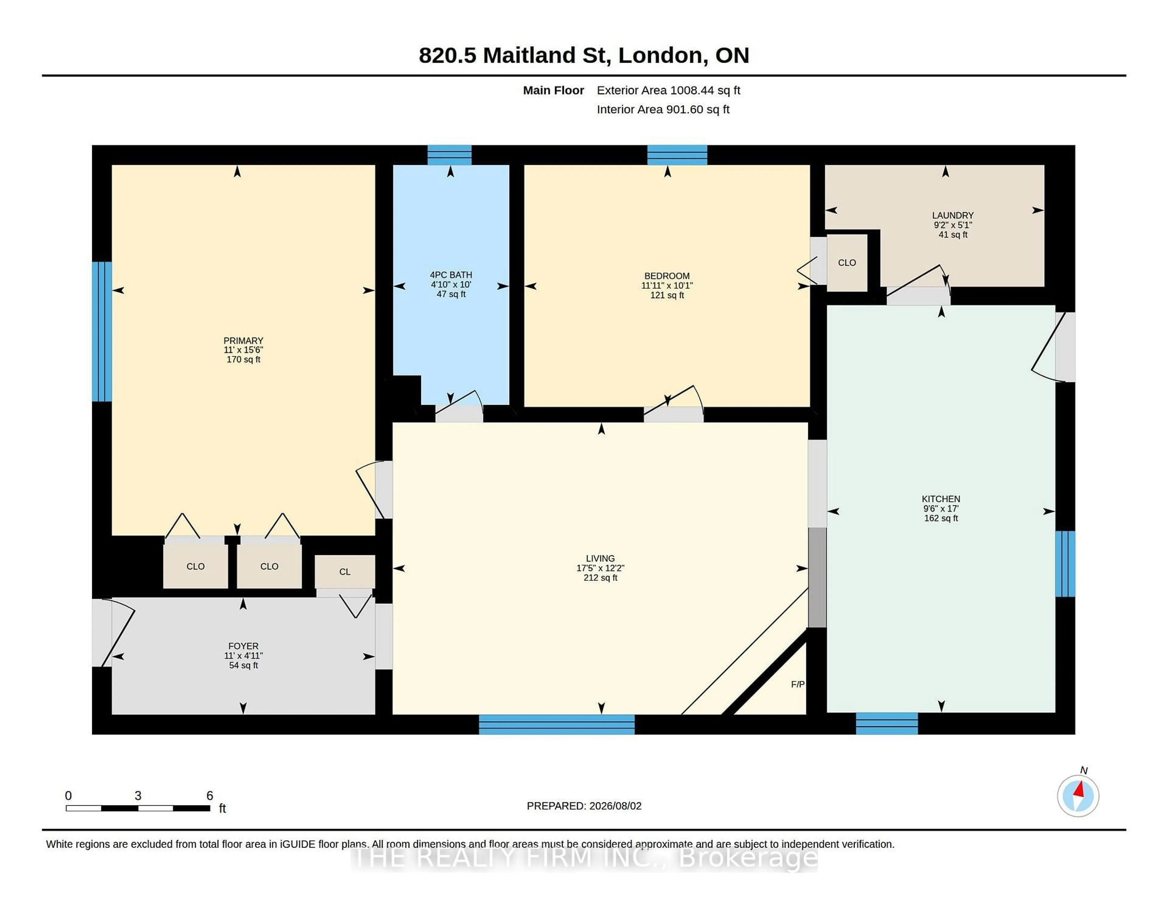 Floor plan for 820.5 Maitland St, London East Ontario N5Y 2W5