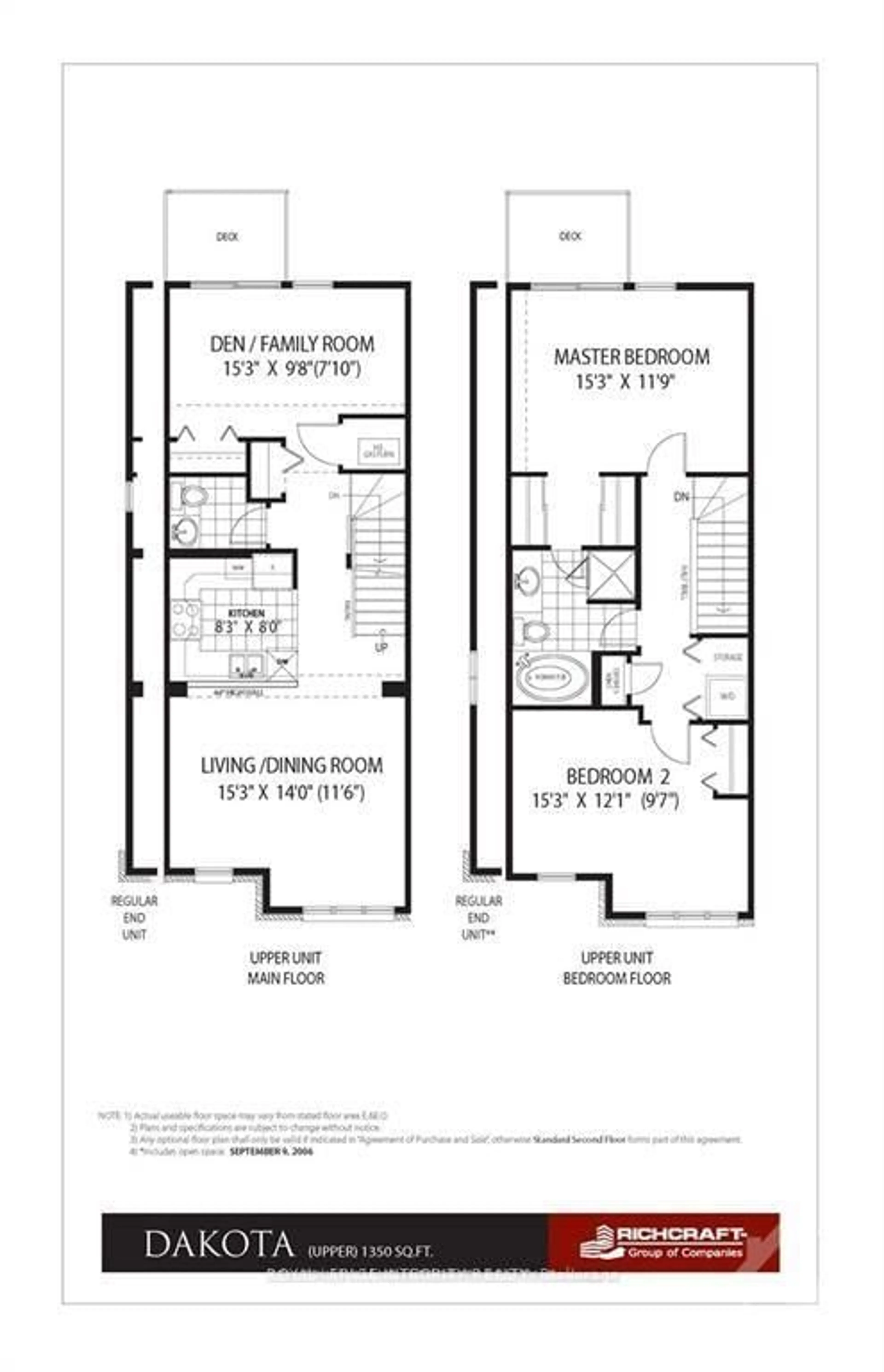 Floor plan for 635 Reardon Private, Ottawa Ontario K1V 2K9