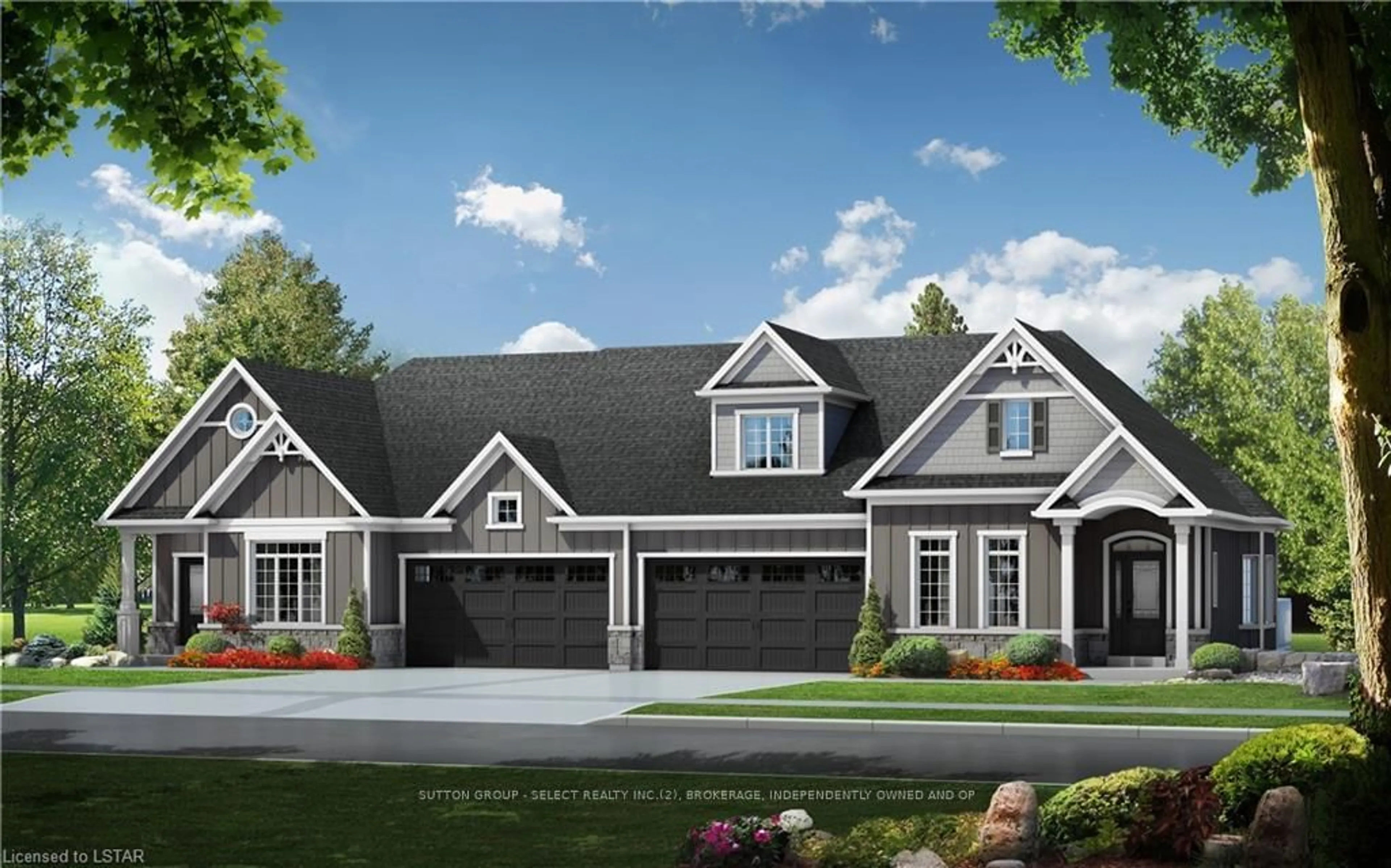 Home with brick exterior material, mountain view for 4 BROOKLAWN Dr, Lambton Shores Ontario N0M 1T0