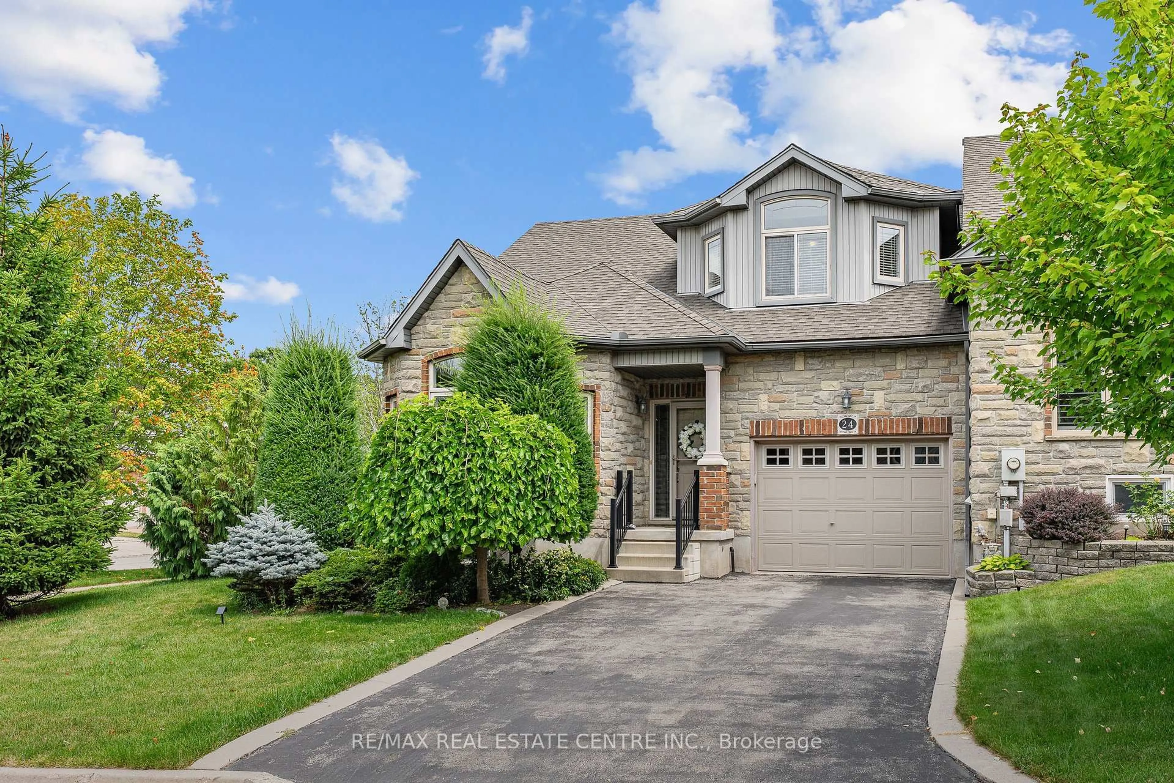Home with brick exterior material, street for 24 Knack Lane, Cambridge Ontario N1R 8P7