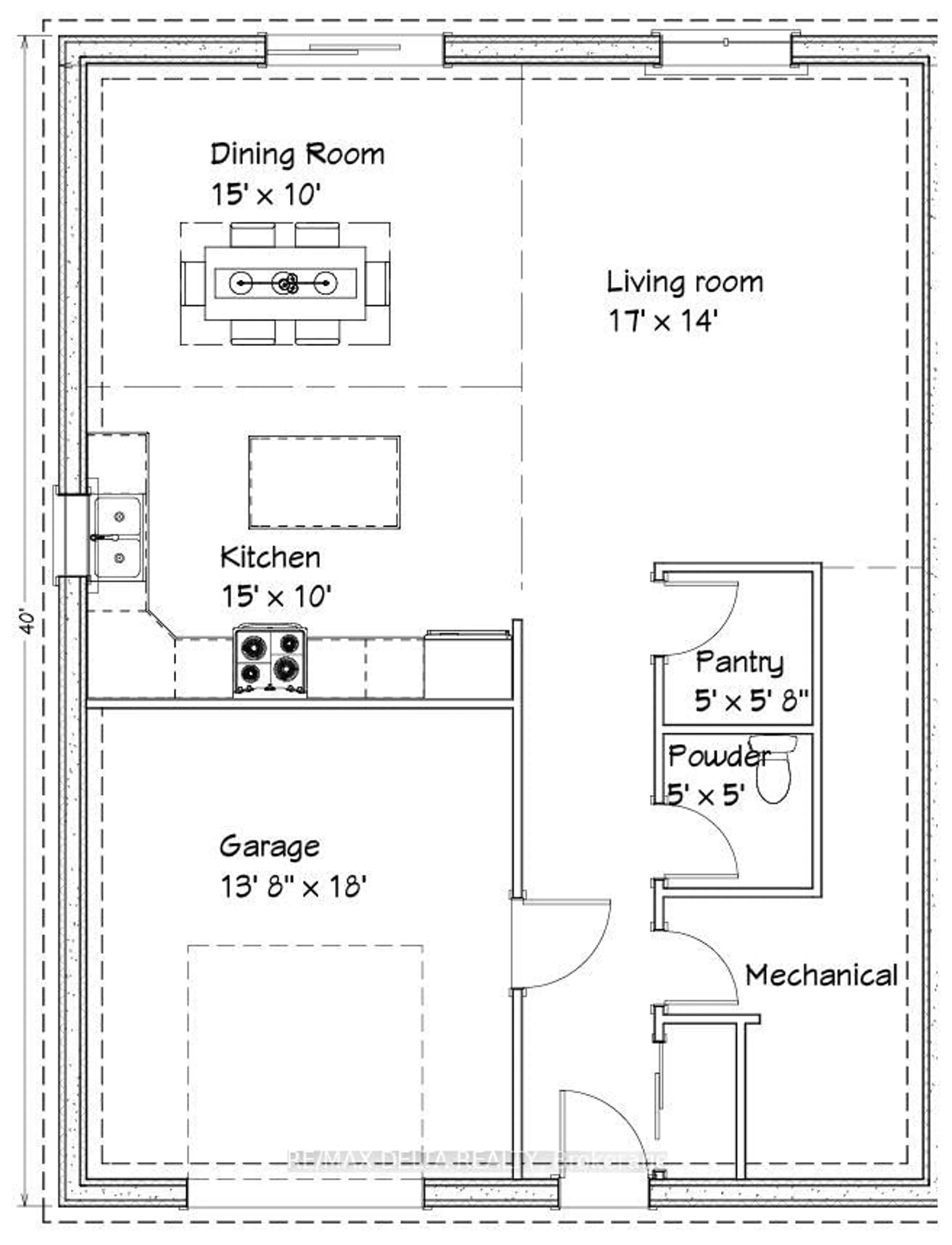 Floor plan for 122 Mill St, Champlain Ontario K0B 1R0