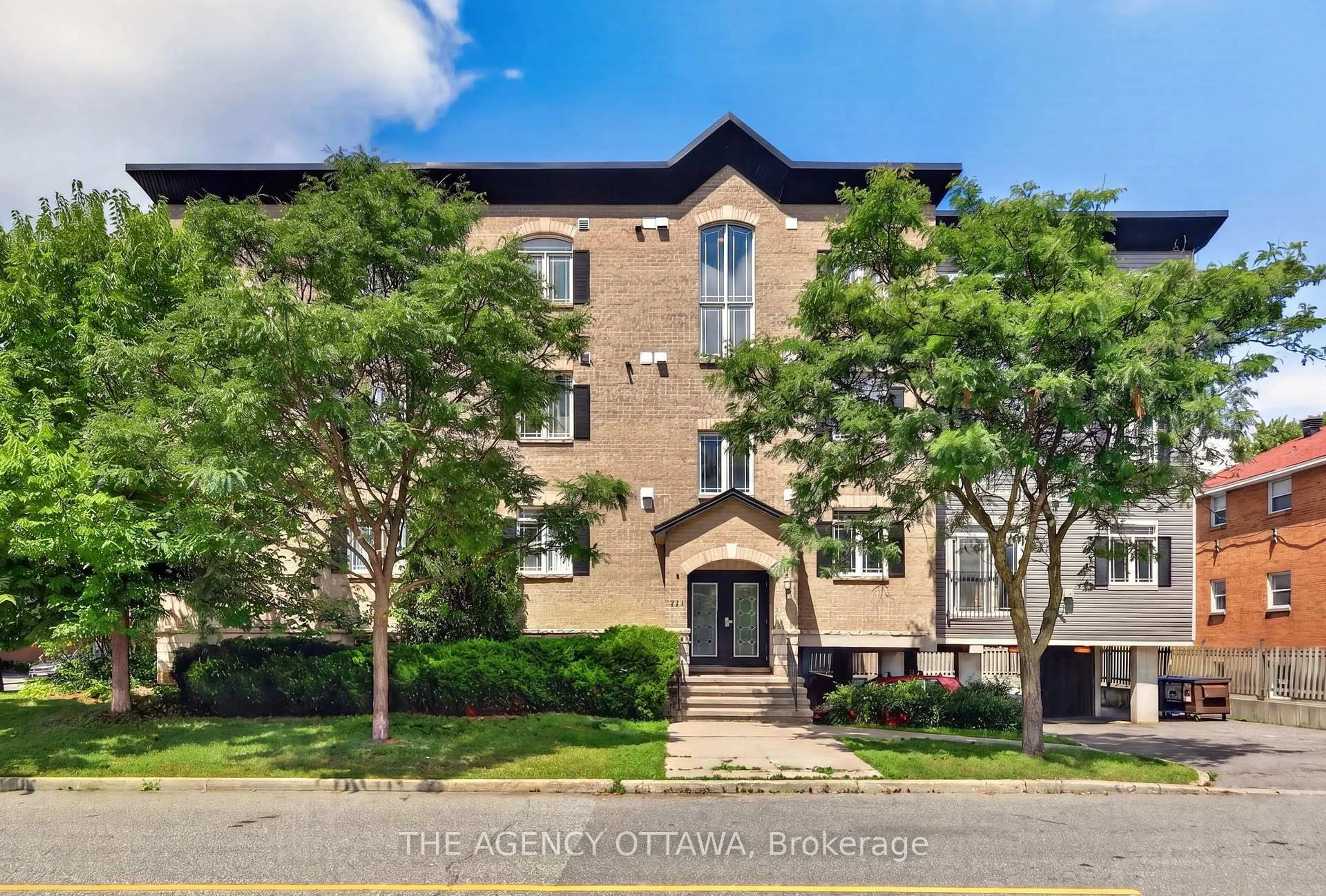 Home with brick exterior material, building for 711 Churchill Ave #203, Ottawa Ontario K1Z 7J9