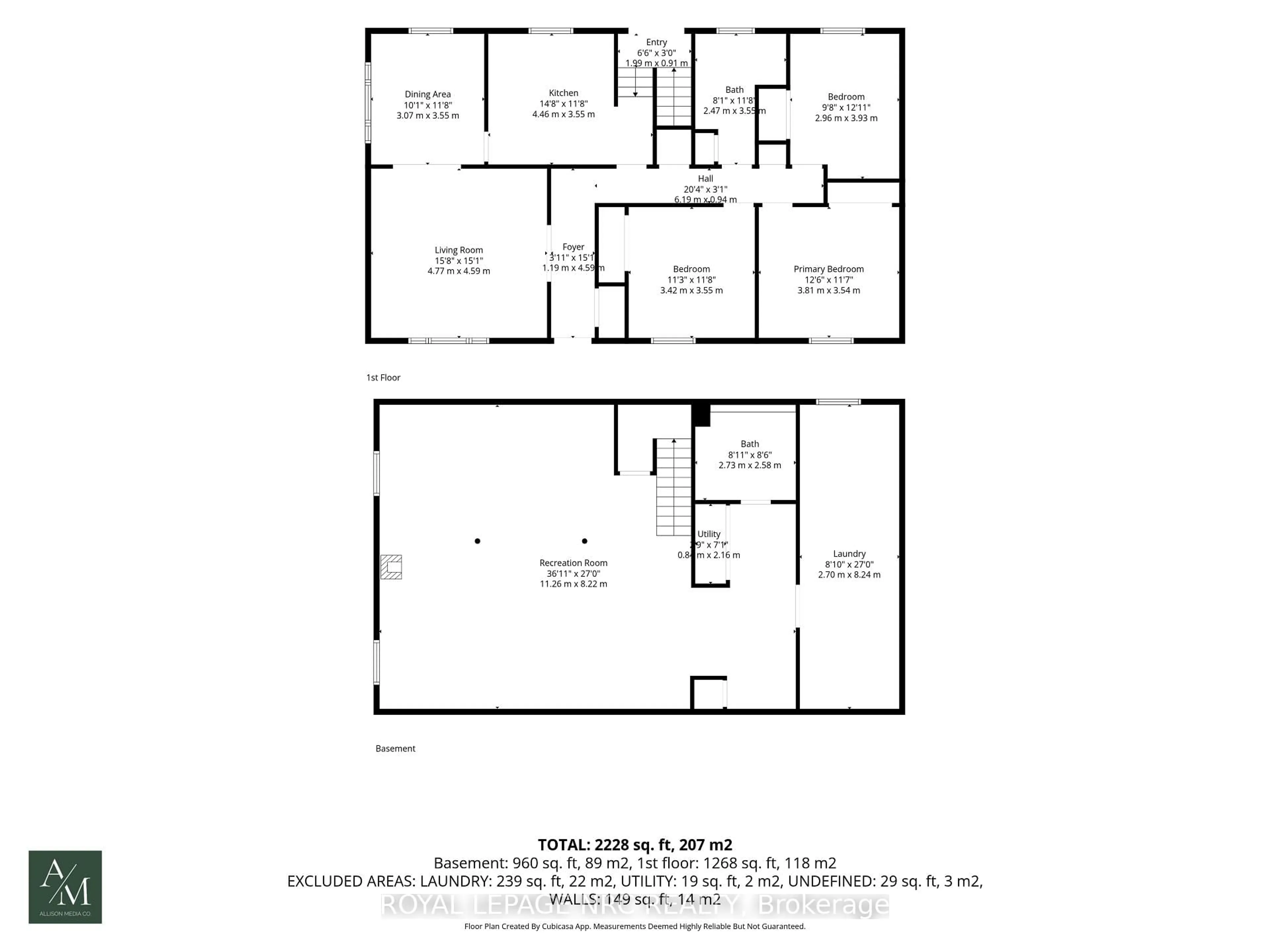 Floor plan for 545 Belleview Blvd, Fort Erie Ontario L0S 1N0