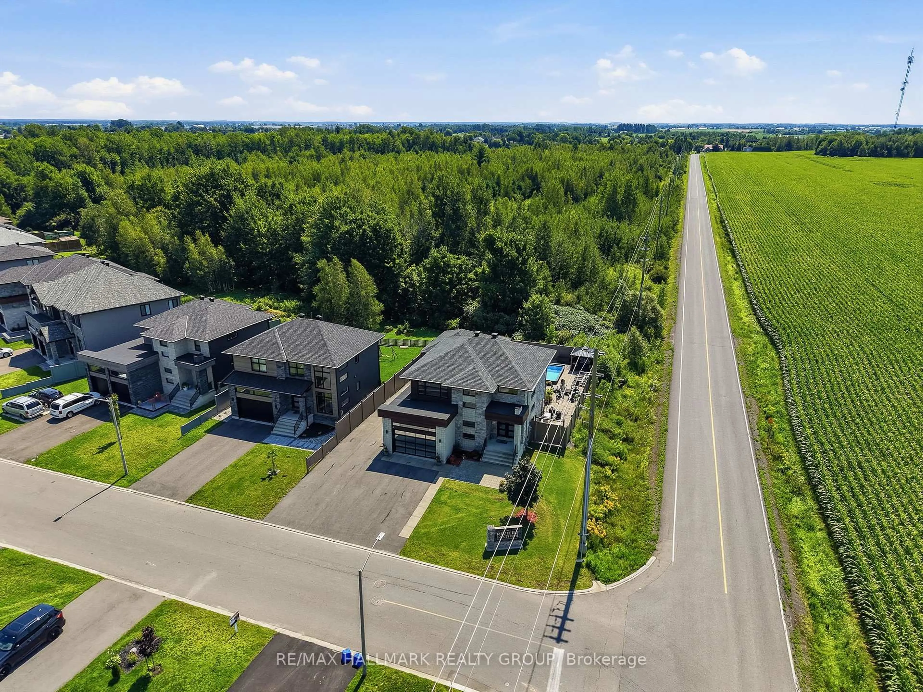 A pic from outside/outdoor area/front of a property/back of a property/a pic from drone, unknown for 300 DORE St, The Nation Ontario K0A 1M0