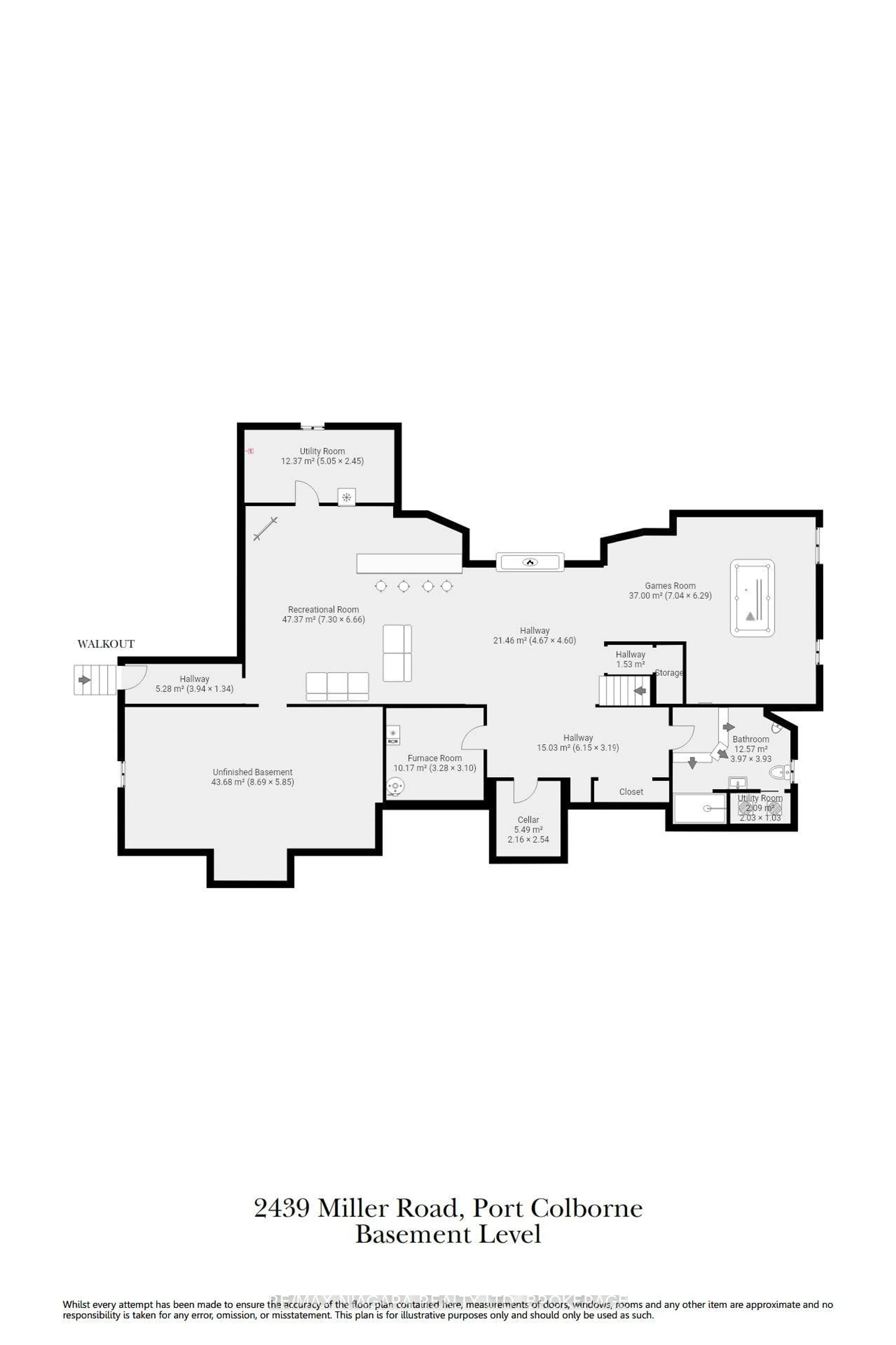 Floor plan for 2439 Miller Rd, Port Colborne Ontario L3K 5V5