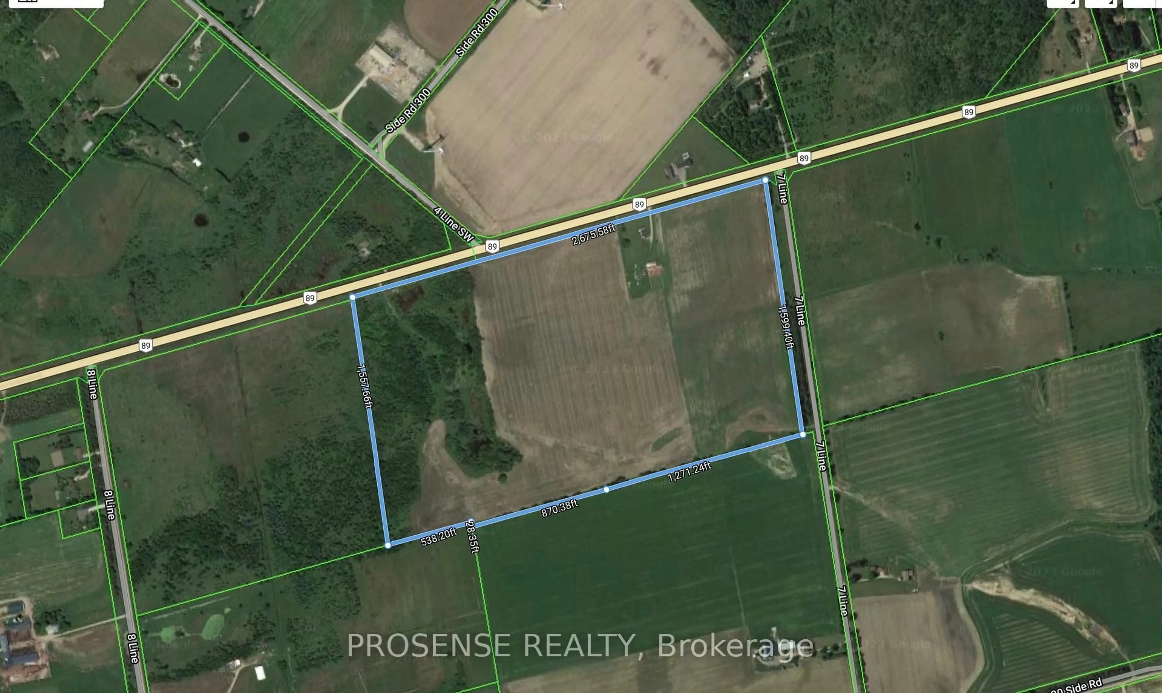 A pic from outside/outdoor area/front of a property/back of a property/a pic from drone, building for 504110 Highway 89, Amaranth Ontario L9V 1P3