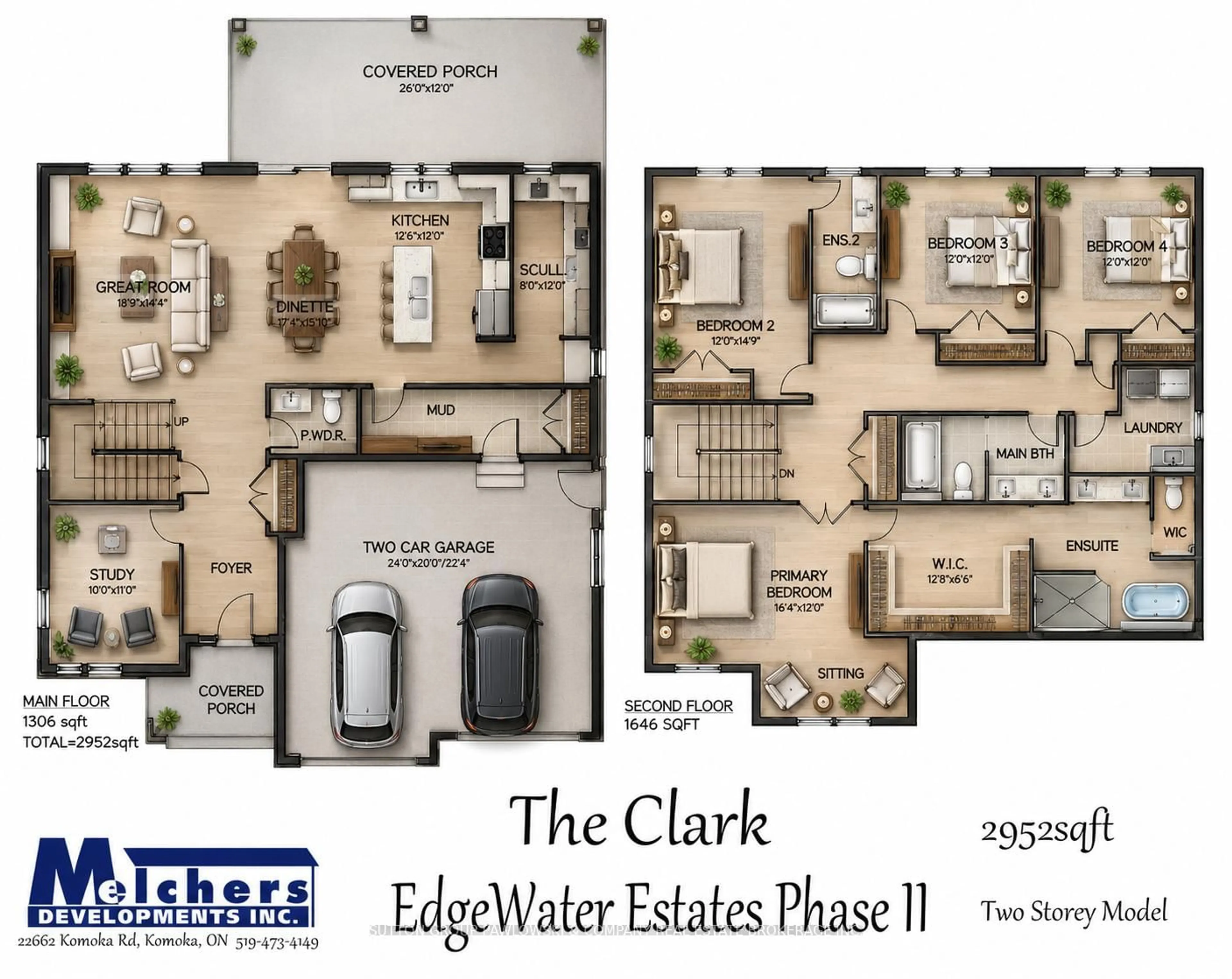 Floor plan for 34 Bayshore Dr #Lot #58, Middlesex Centre Ontario N0L 1R0
