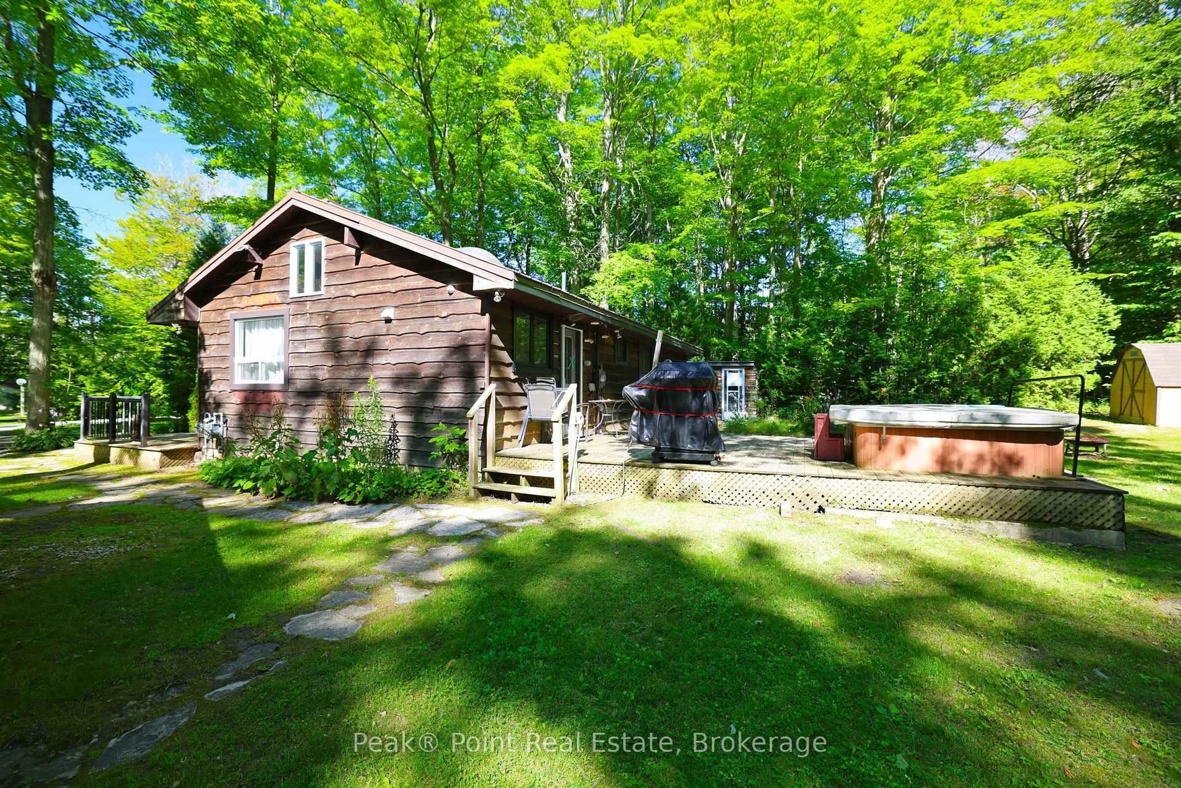 A pic from outside/outdoor area/front of a property/back of a property/a pic from drone, unknown for 46 Mapleport Cres, South Bruce Peninsula Ontario N0H 2G0