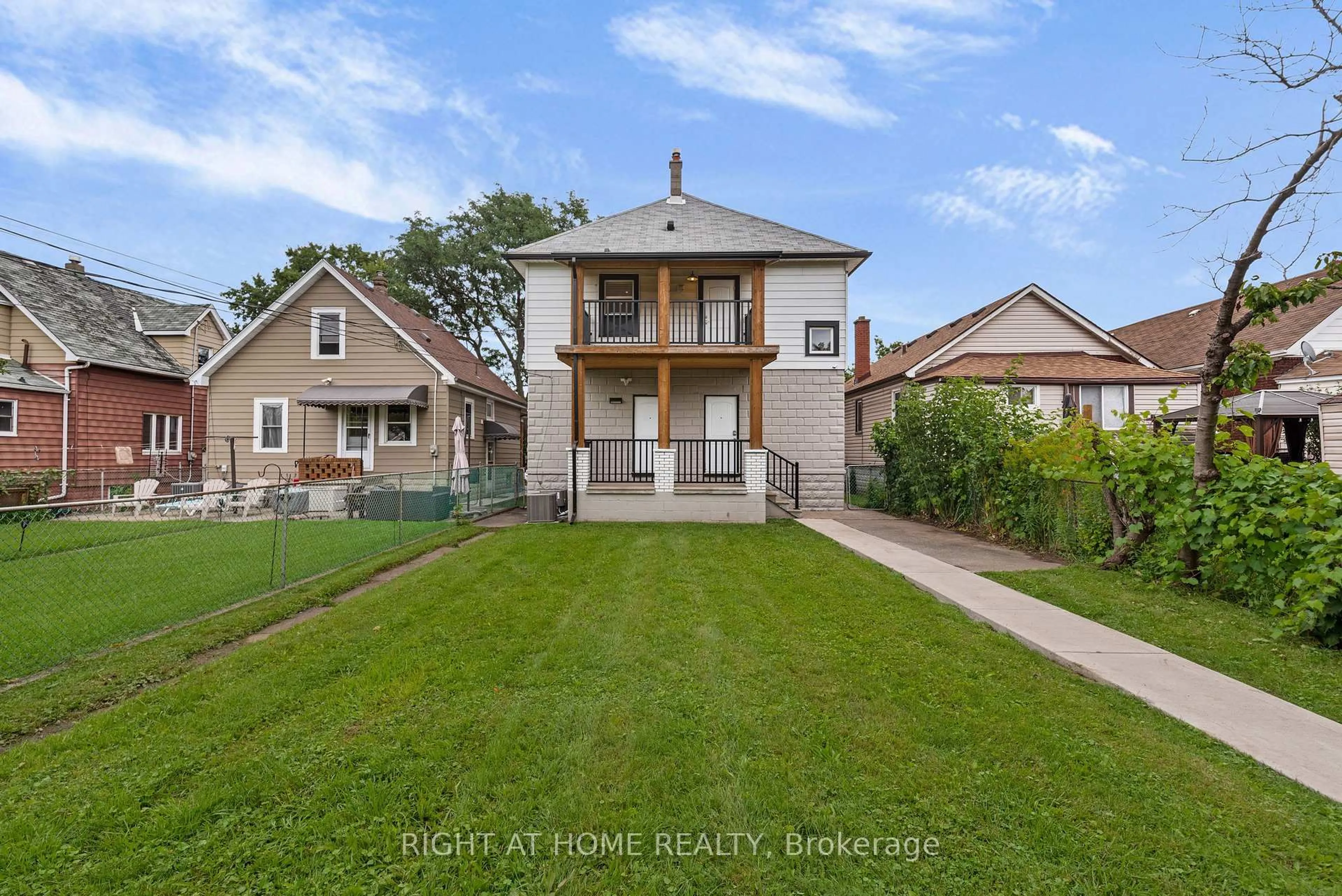 A pic from outside/outdoor area/front of a property/back of a property/a pic from drone, street for 1379-1381 Pierre Ave, Windsor Ontario N8X 4P2