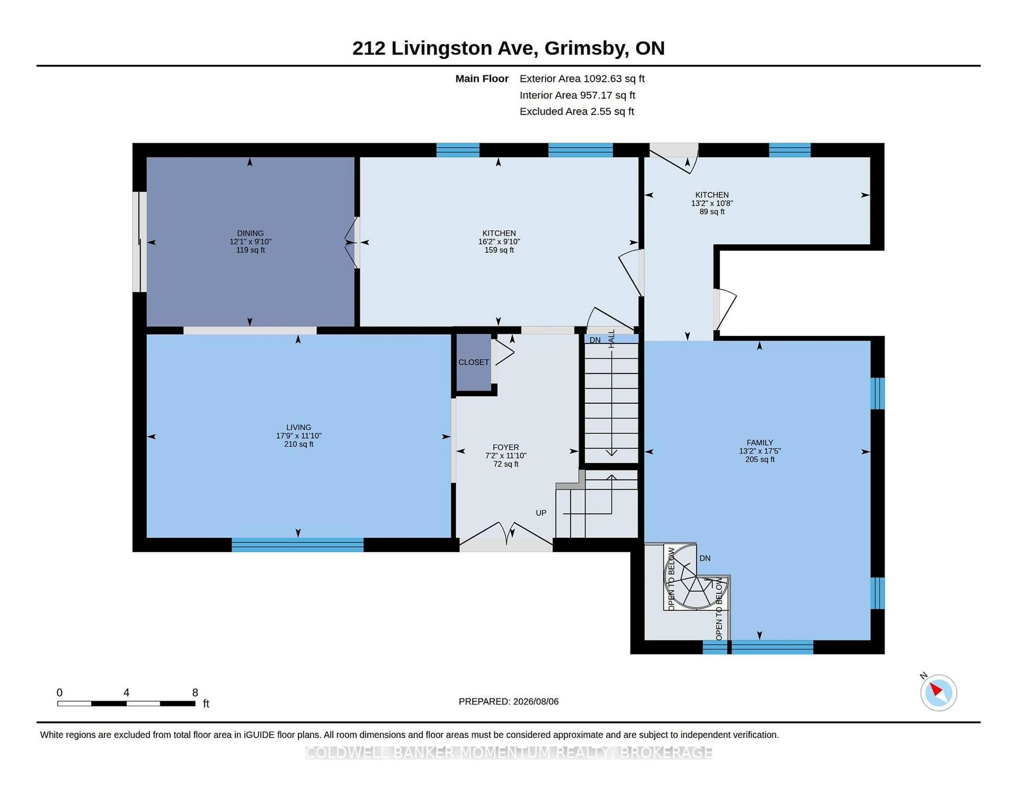 Floor plan for 212 Livingston Ave, Grimsby Ontario L3M 4V8