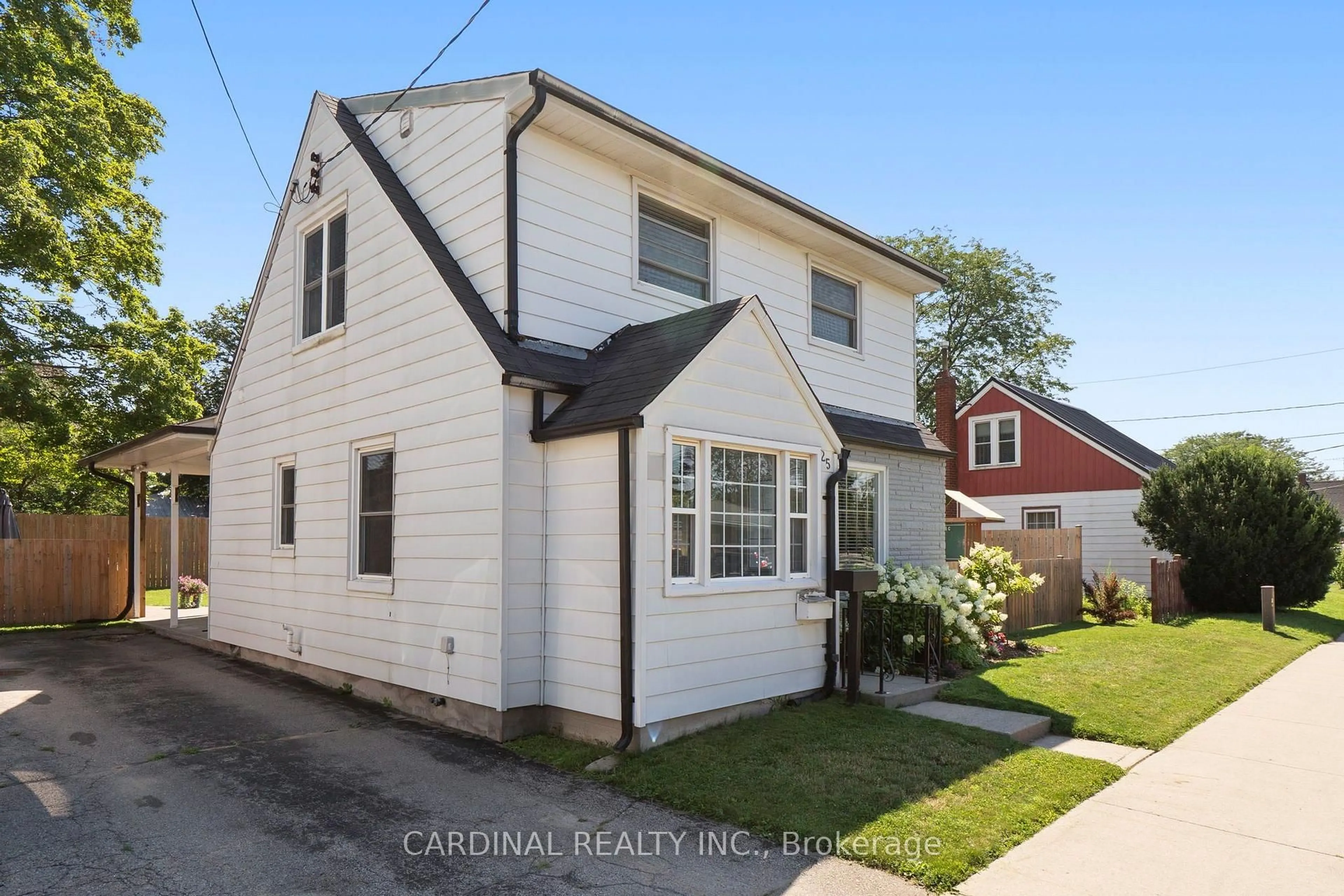 Home with vinyl exterior material, street for 25 Trefusis St, Port Hope Ontario L1A 3P1