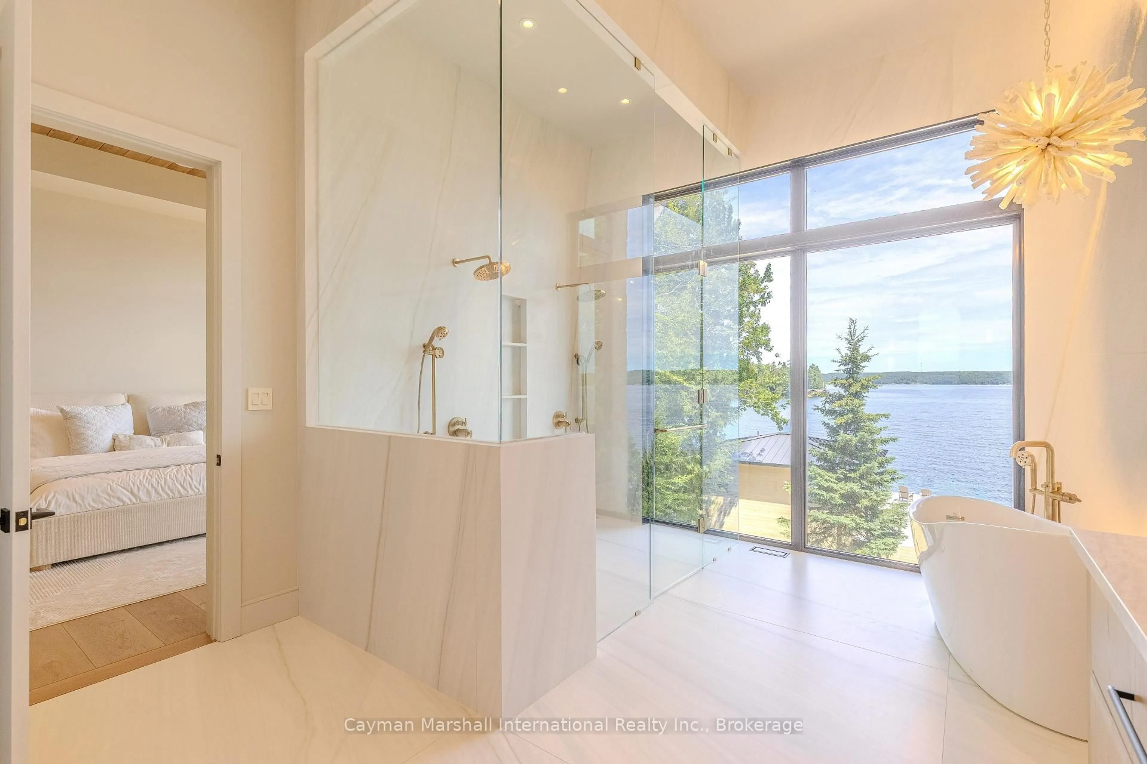 Contemporary bathroom, ceramic/tile floor for 1405 Juddhaven Rd Rd #32, Muskoka Lakes Ontario P0B 1J0