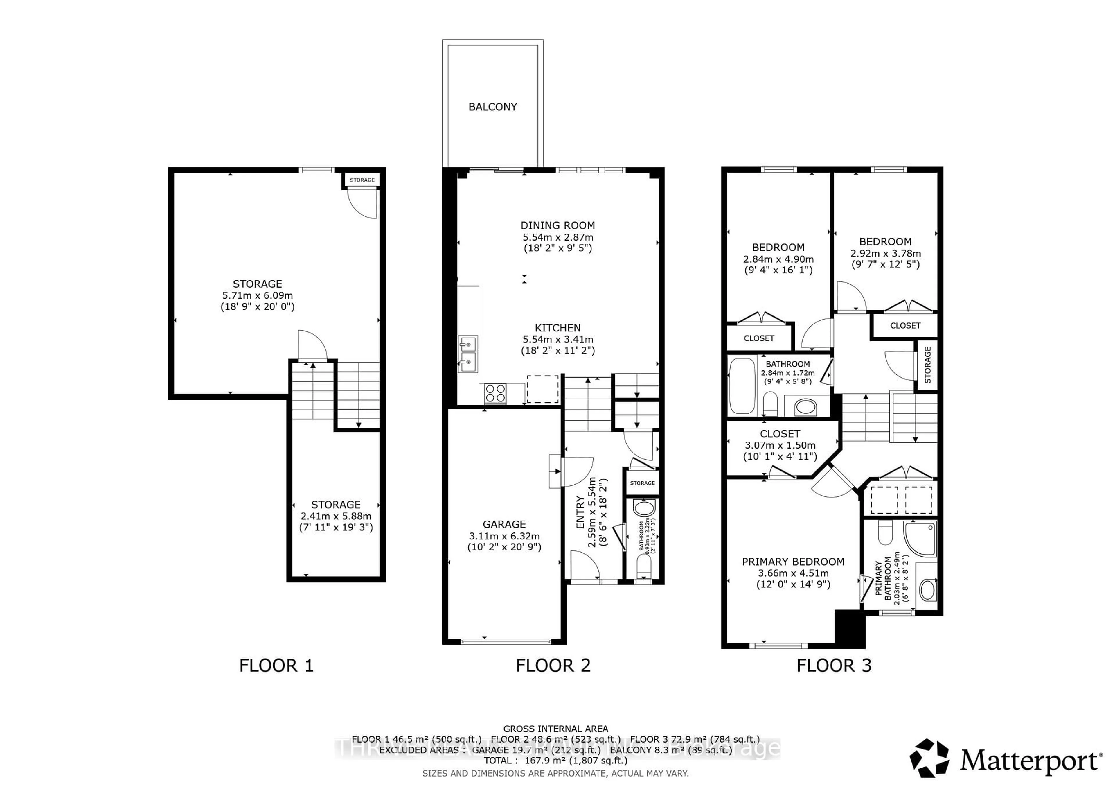 Floor plan for 981 West Village Sq, London North Ontario N6H 0J7