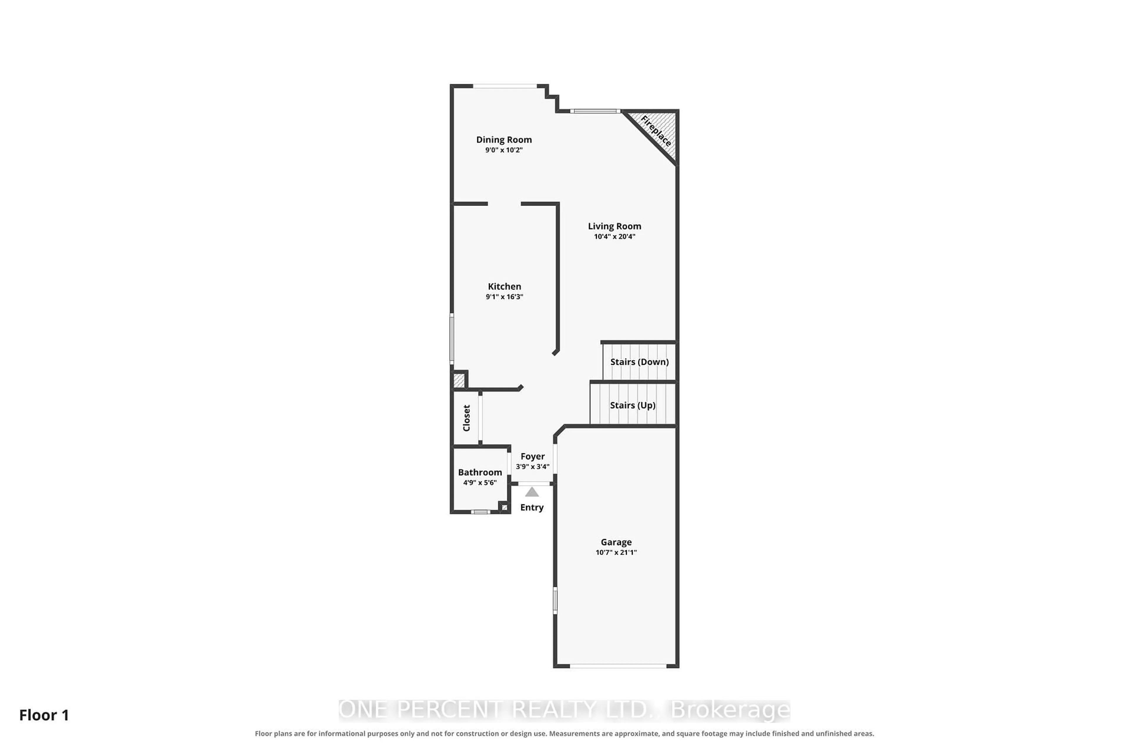 Floor plan for 9 Harrington Crt, Ottawa Ontario K2K 2S7
