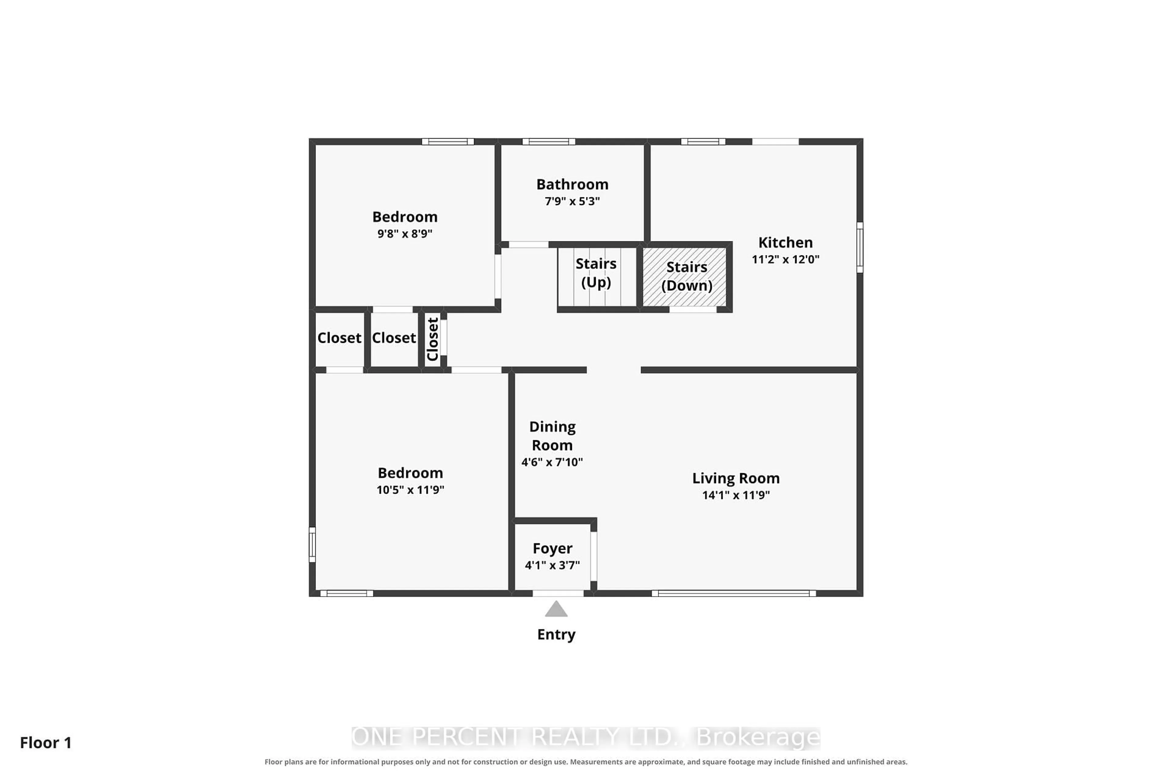 Floor plan for 36 Argue Dr, Ottawa Ontario K2E 6S1