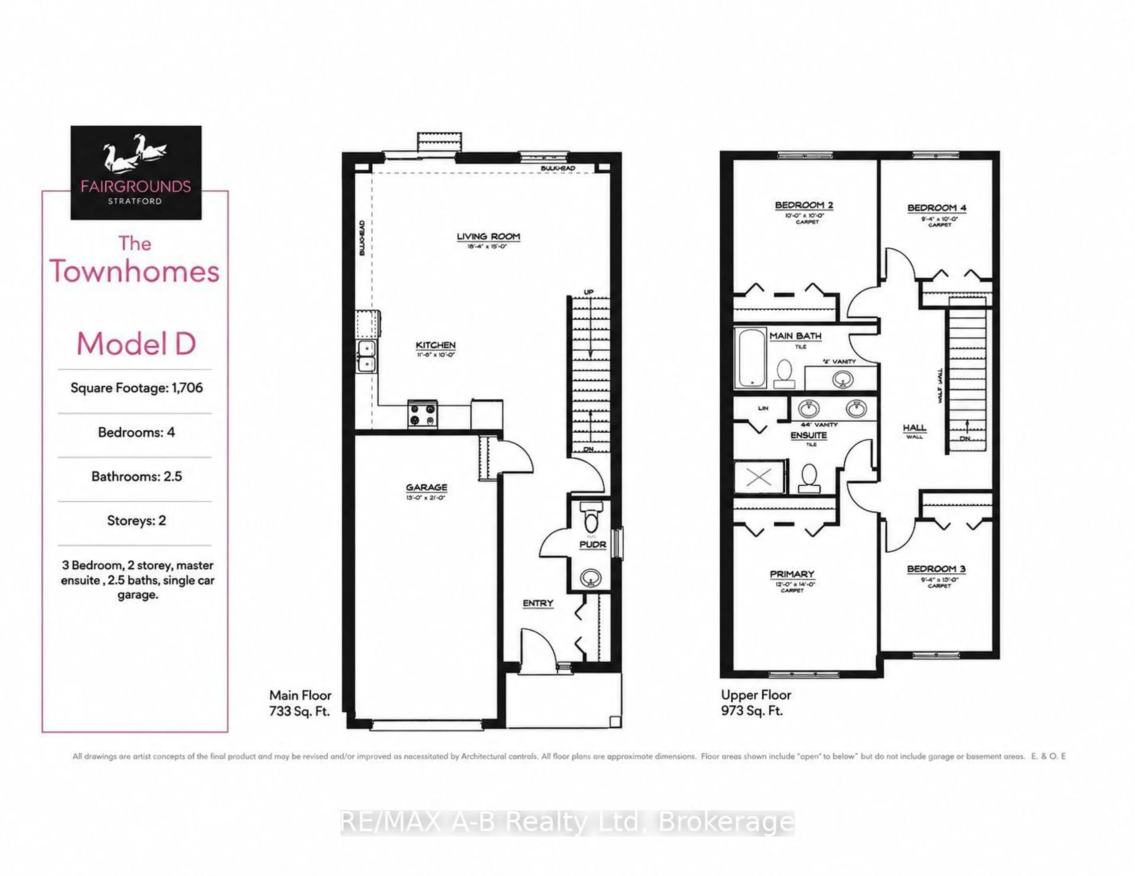 Floor plan for 58 Fergusson Way, Stratford Ontario N5A 0M5