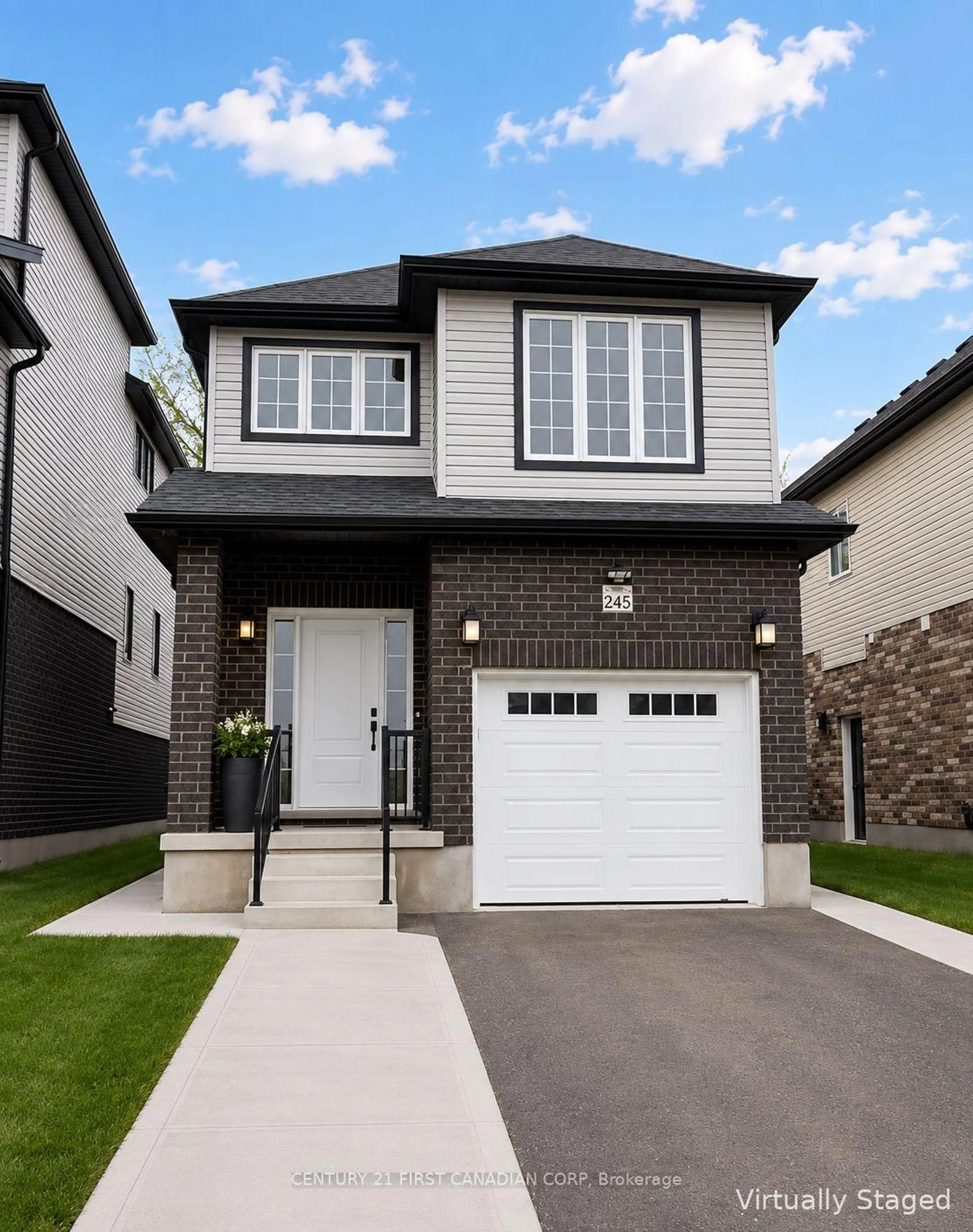 Home with brick exterior material, street for 245 Wesley Blvd, Cambridge Ontario N1T 0C6