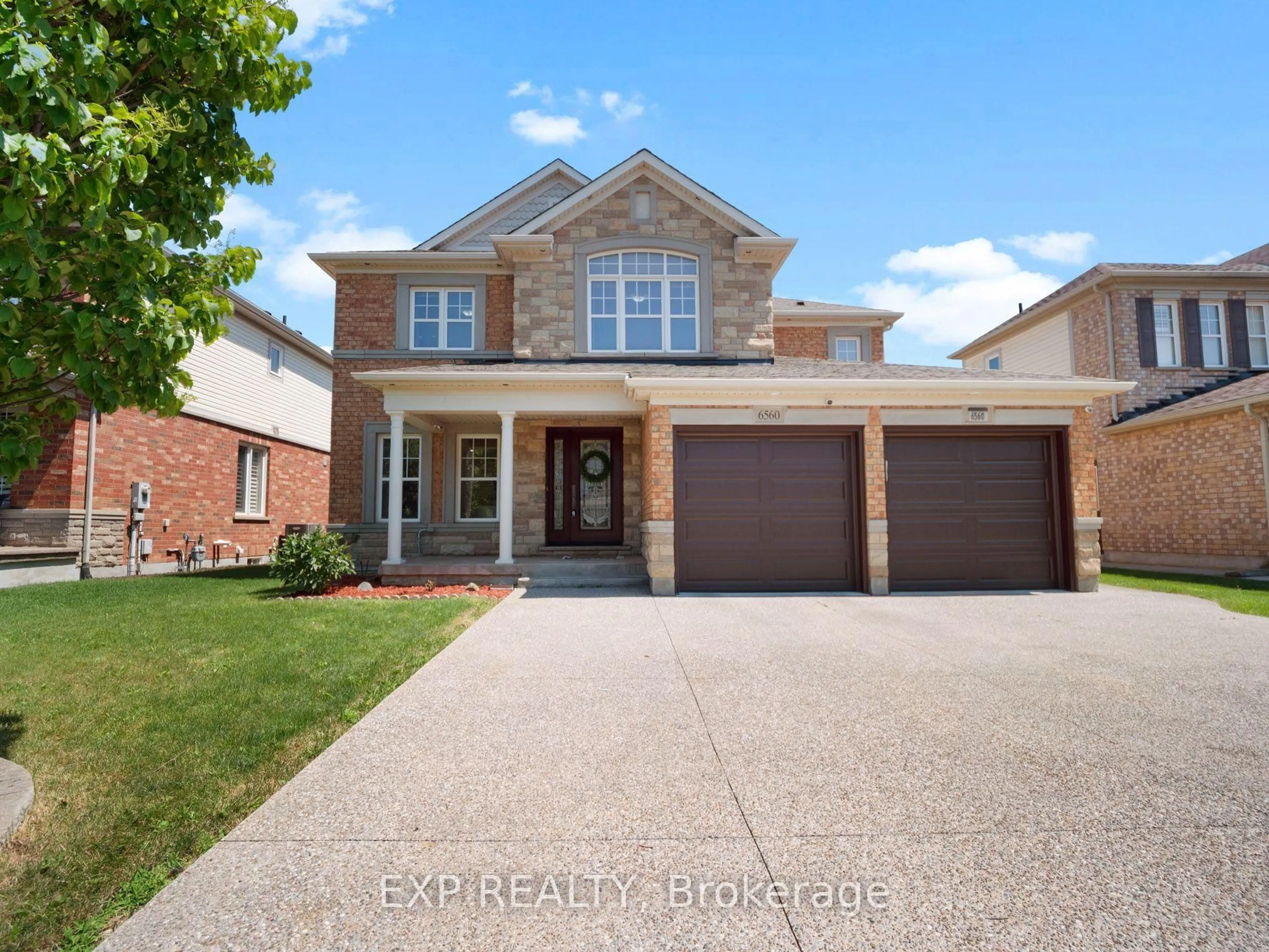 Home with brick exterior material, street for 6560 St. Michael Ave, Niagara Falls Ontario L2H 2Z4