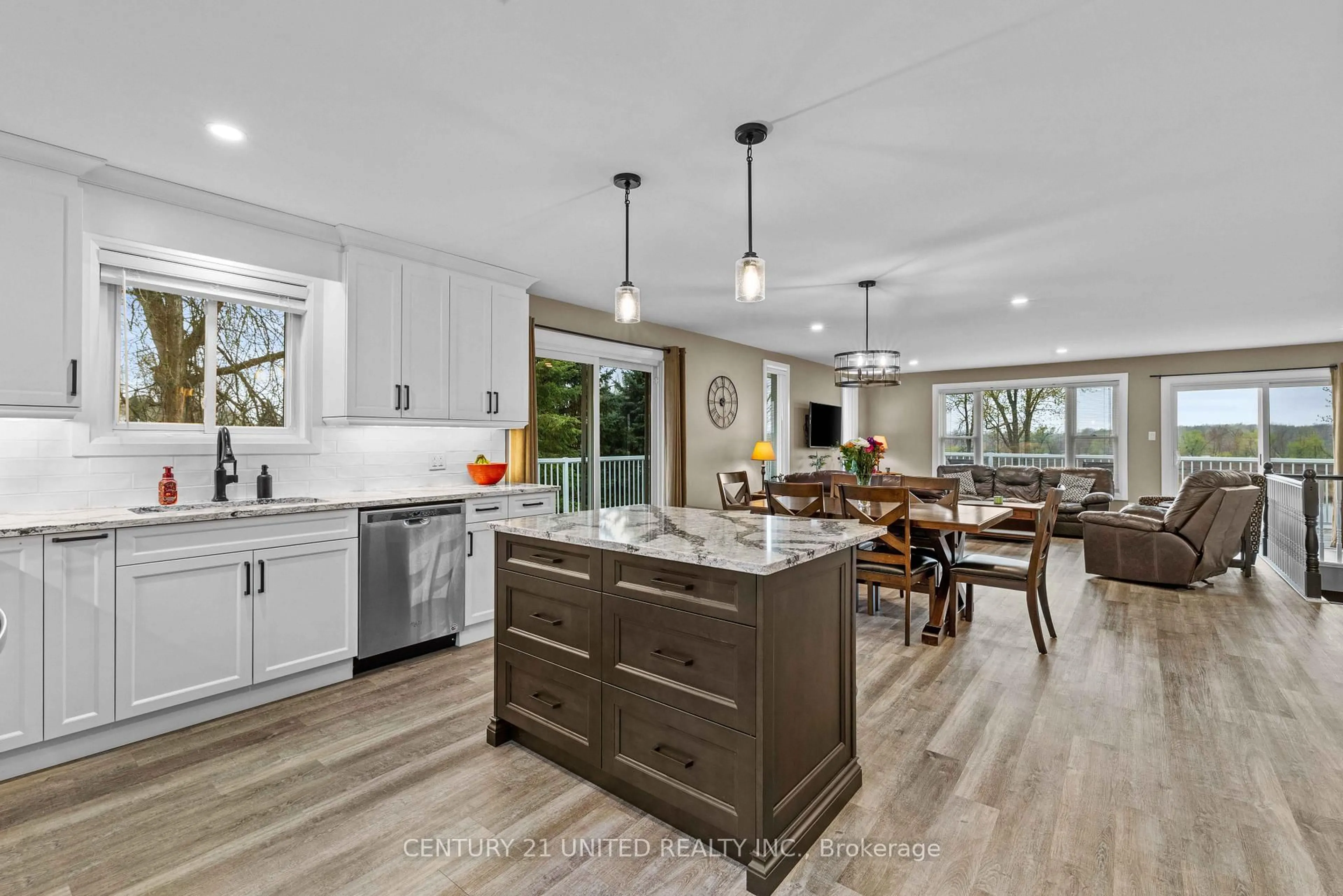 Open concept kitchen, unknown for 385 Kents Bay Rd, Otonabee-South Monaghan Ontario K9J 6X8