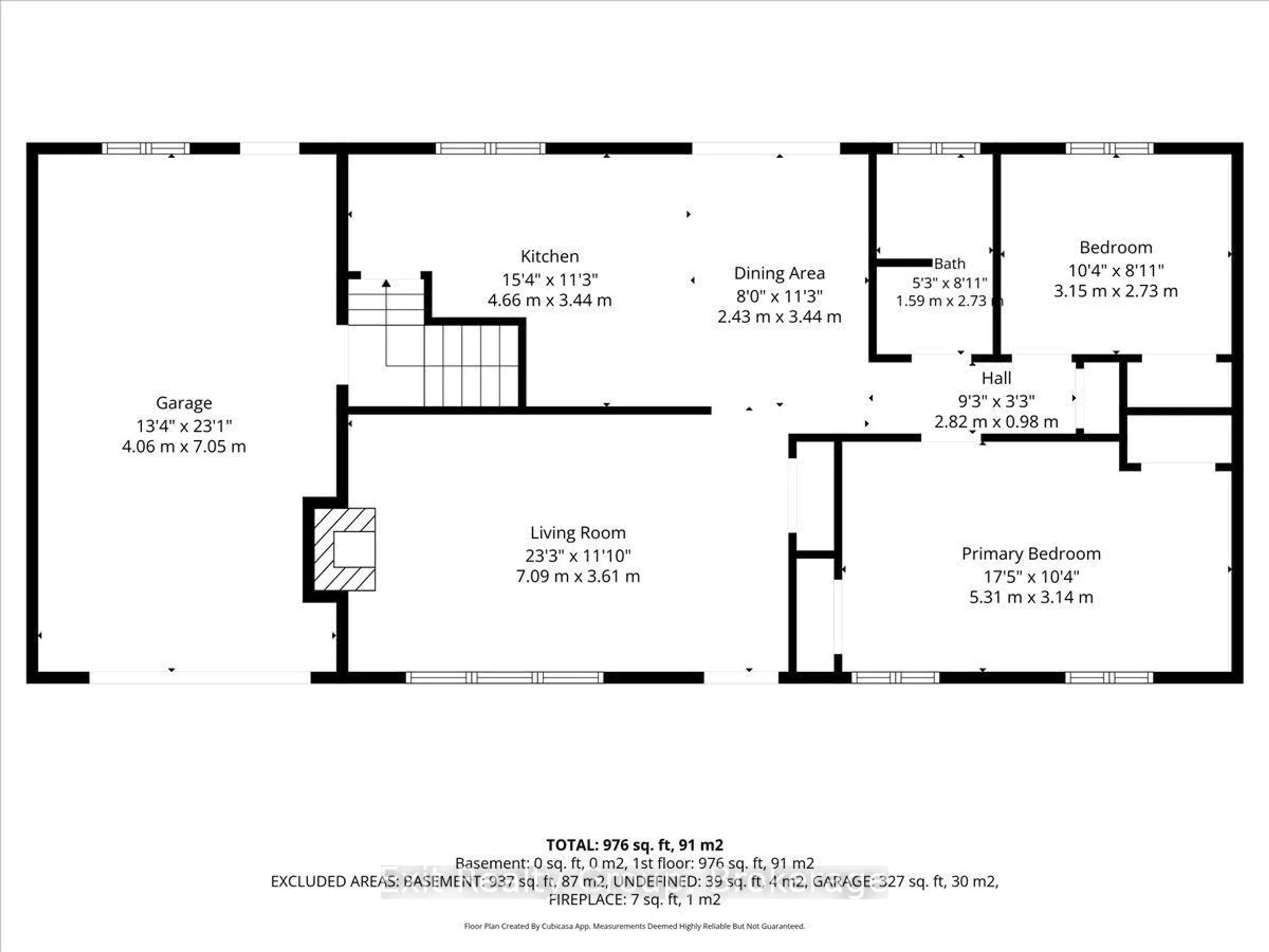 Floor plan for 452 Marble Point Rd, Limoges Ontario K0K 2M0