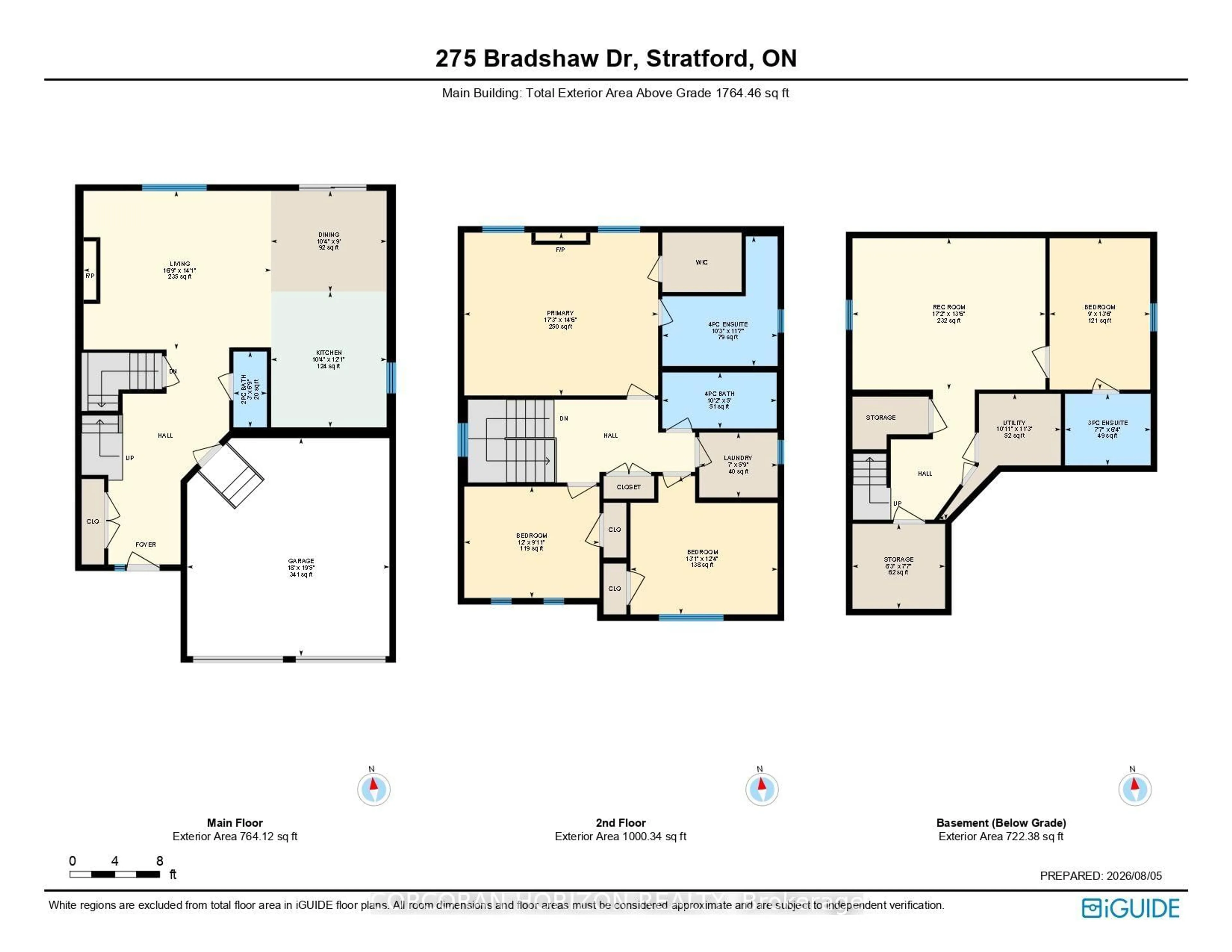 Floor plan for 275 Bradshaw Dr, Stratford Ontario N5A 0G5